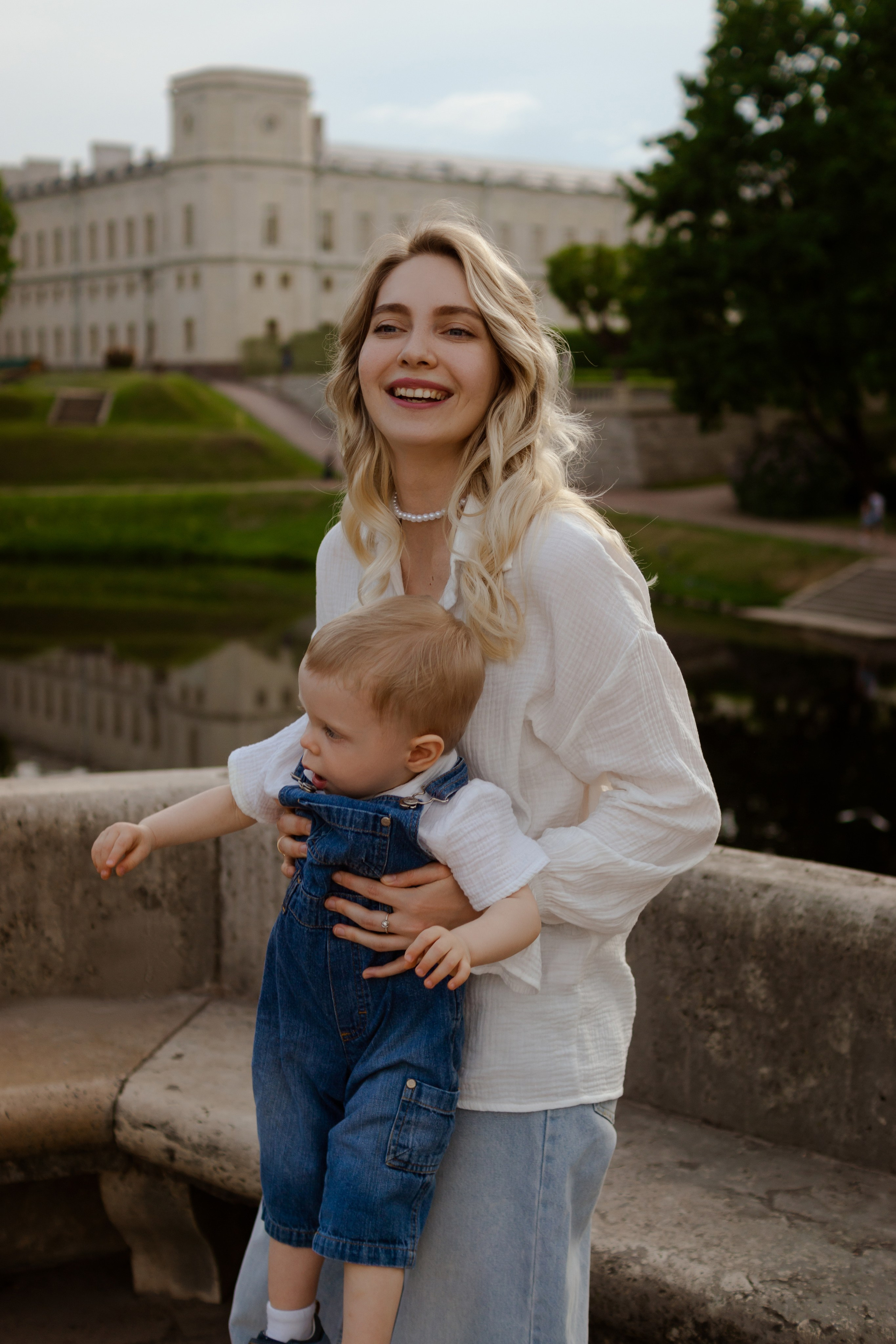 Аня с сыном Сашей