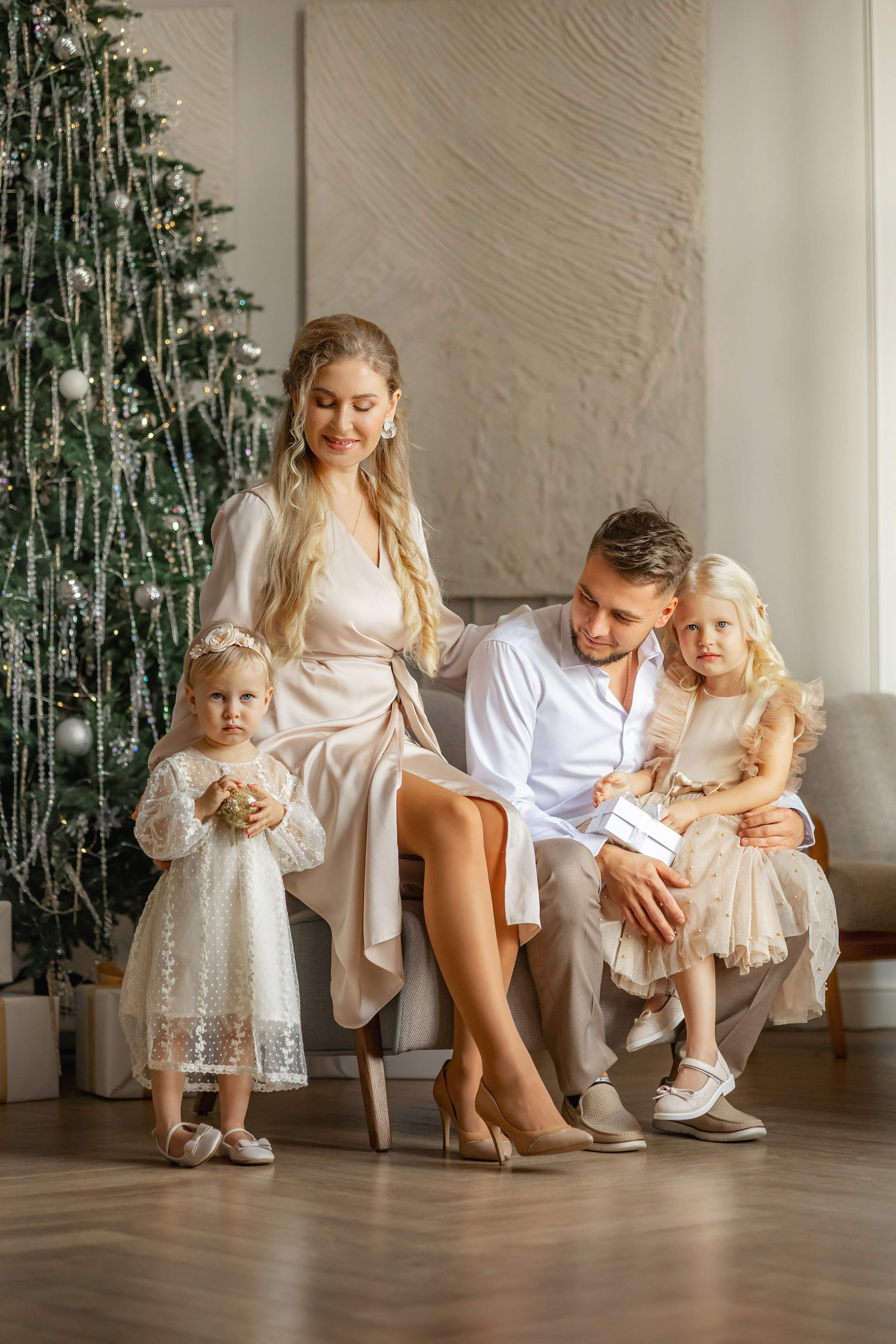 Новогодние студии. Семейный и детский фотограф в Москве Анна Чертополох