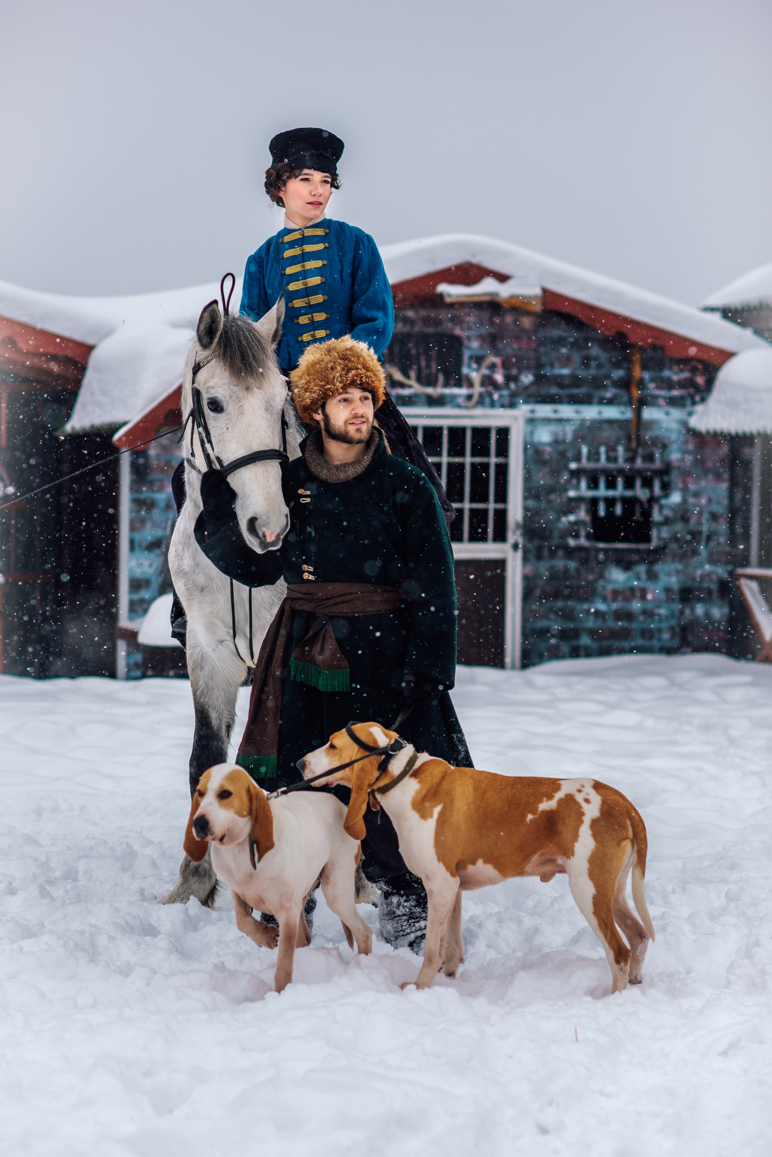 Зимняя парфорсная охота. Фотограф Диана Вальтер