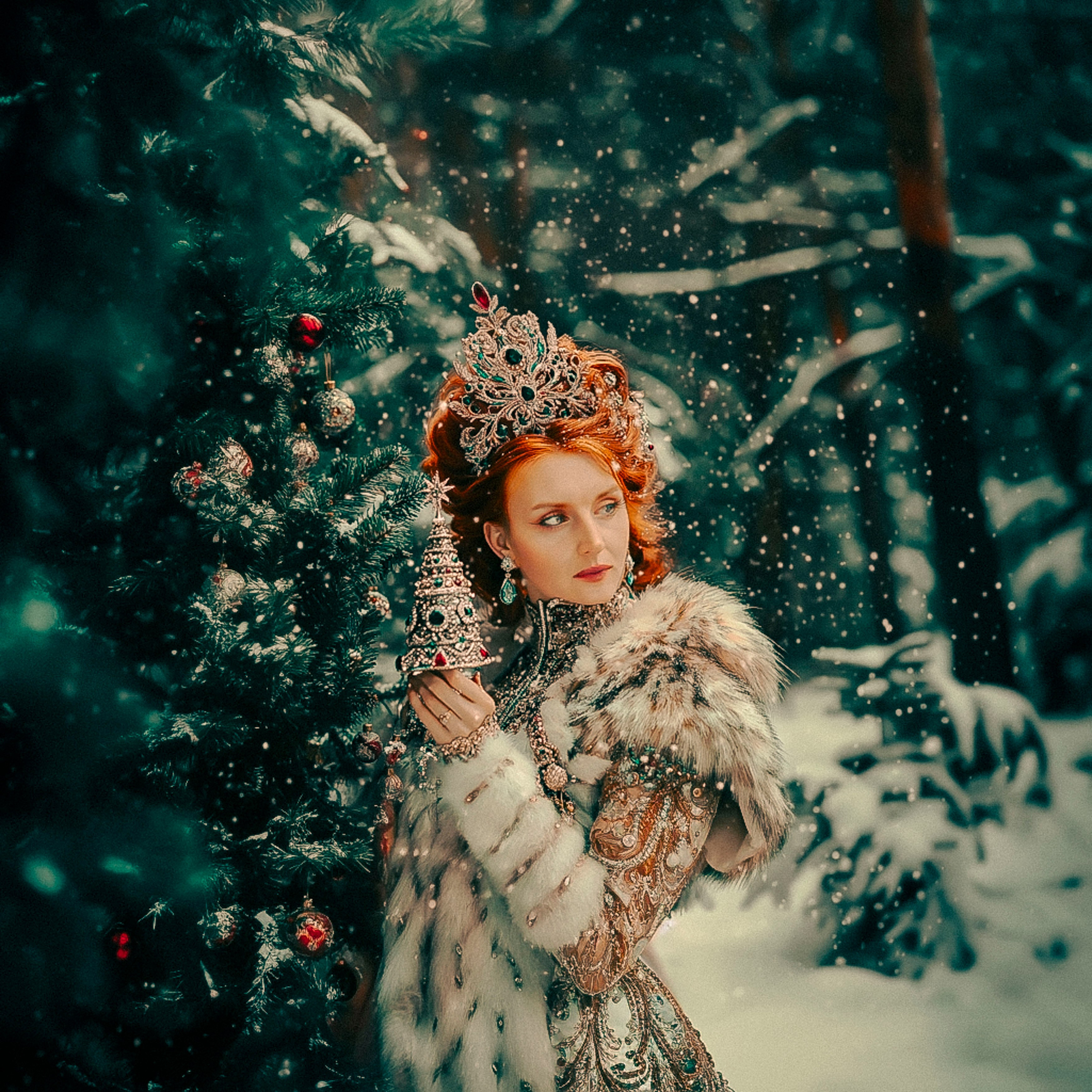 Нейрофотосессия для себя. Новогоднее настроение. ФотоХудожник Харитонова Ирина г. Санкт-Петербург