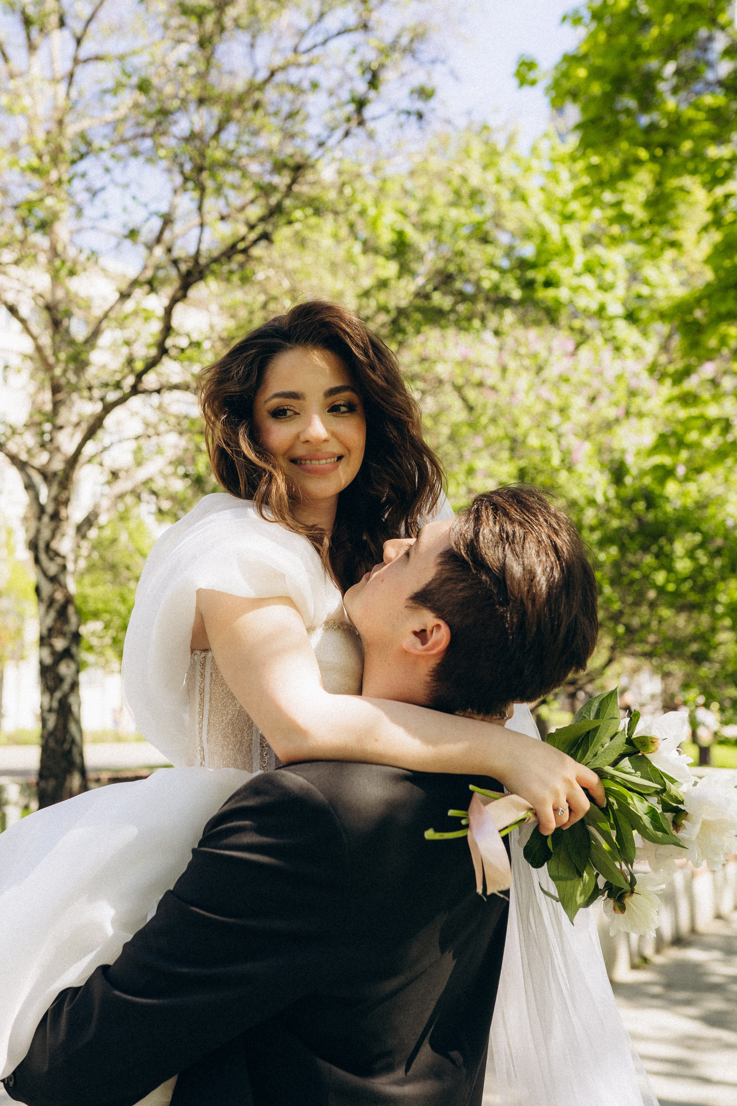 Свадебная фотопрогулка в Москве по центру города. Свадебный фотограф в Москве Анна Полушина