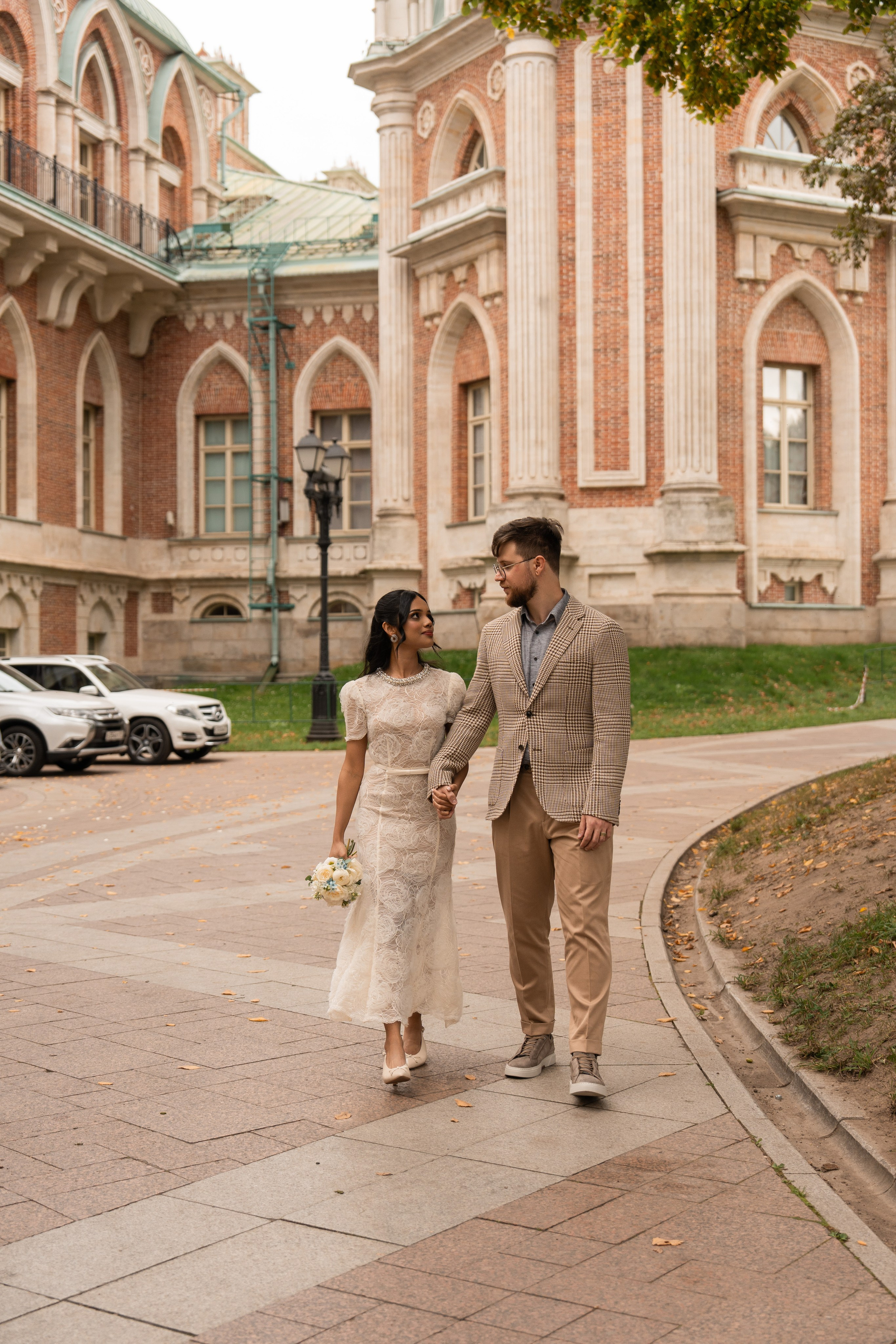 Максим и Харша, Царицыно. Свадебный фотограф в Москве Анна Полушина