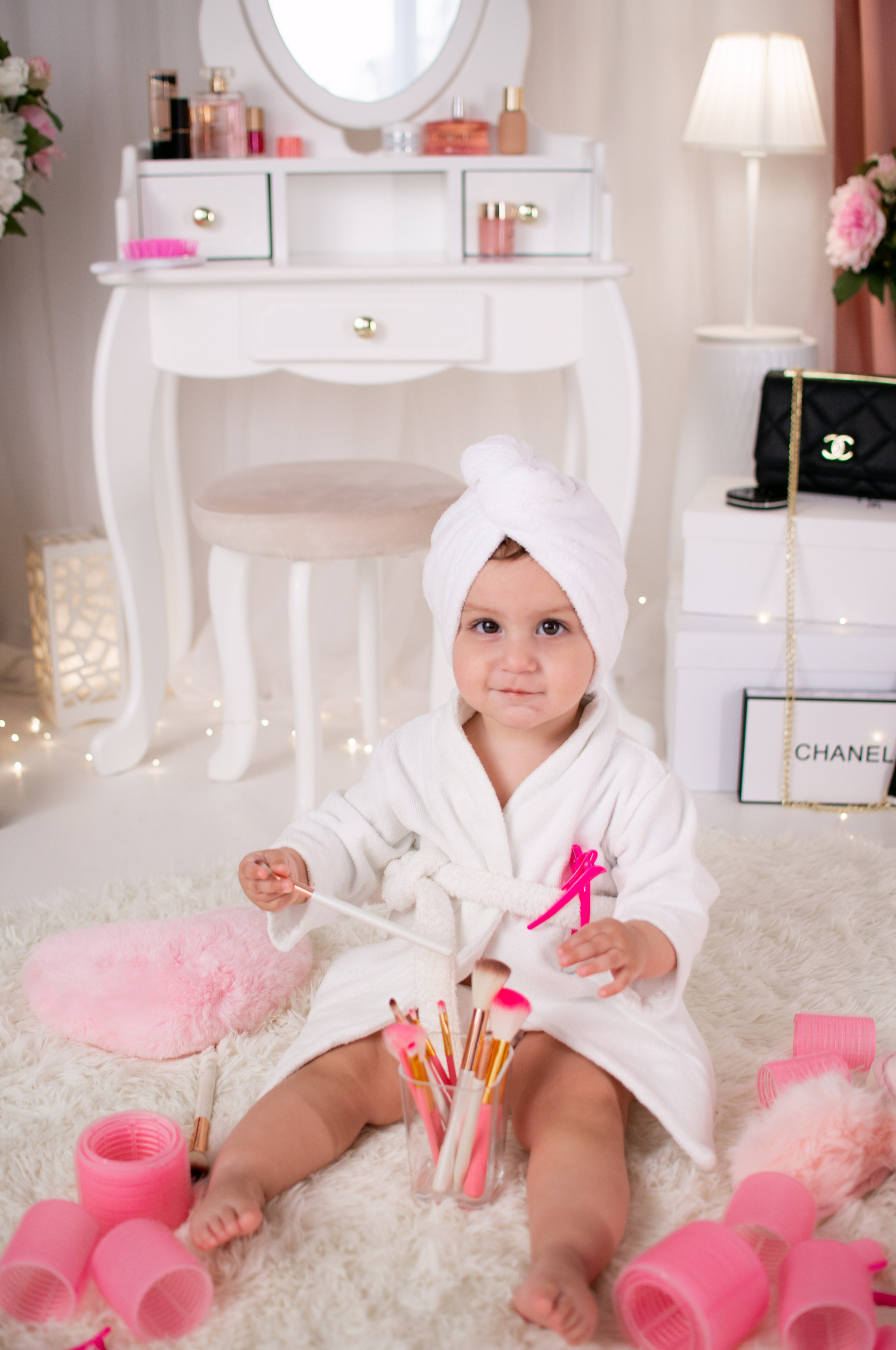 Анонс первых кадров с фотопроекта «Шанель» для Эмилии. Фотограф новорожденных Краснодар Малышенко Надежда