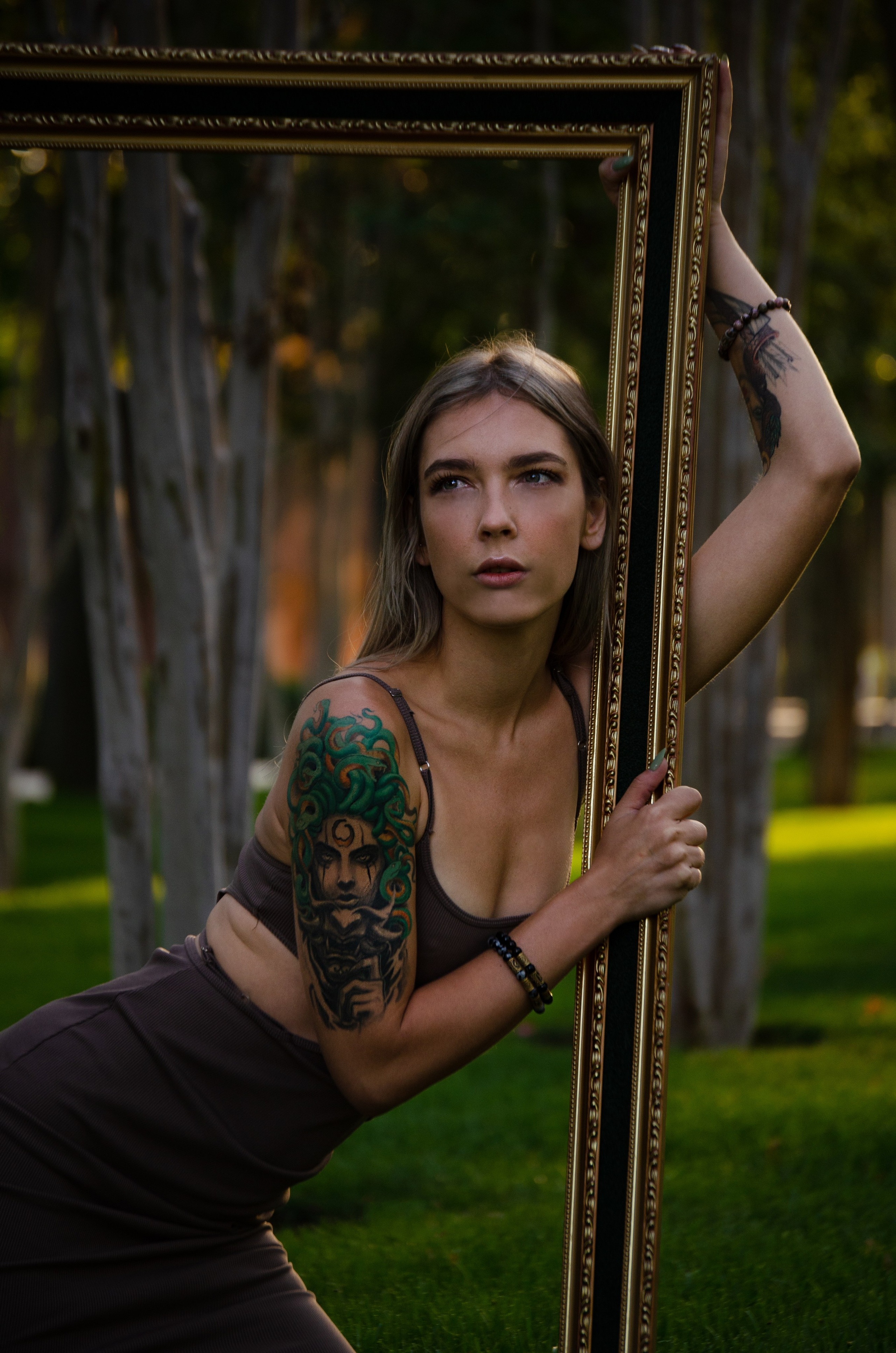 Диана в парке. Портретный фотограф в Краснодаре Юлия Кудряшова