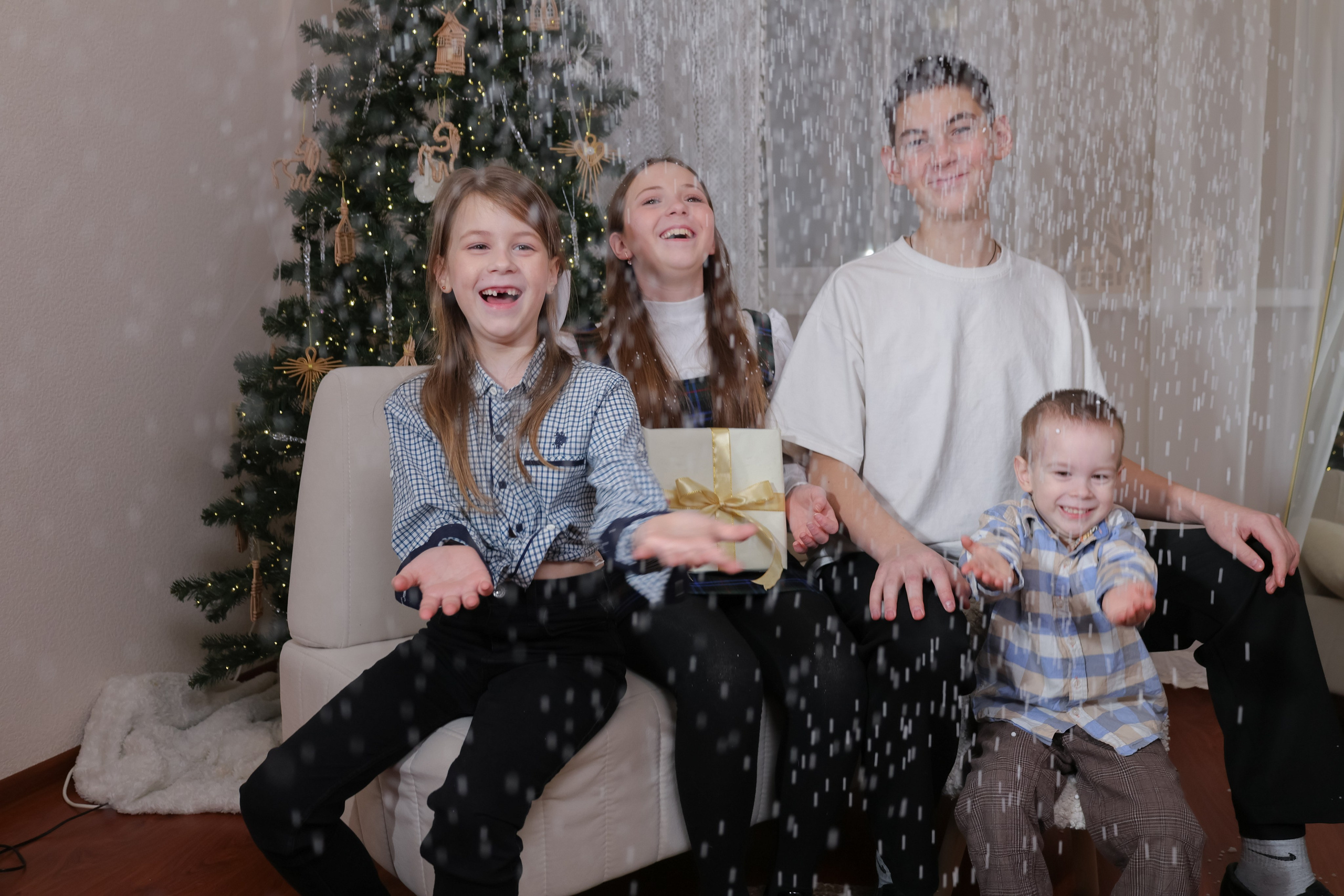 Новогодние семейные съёмки. Фотограф-хранитель ваших историй Евгения Кочеткова