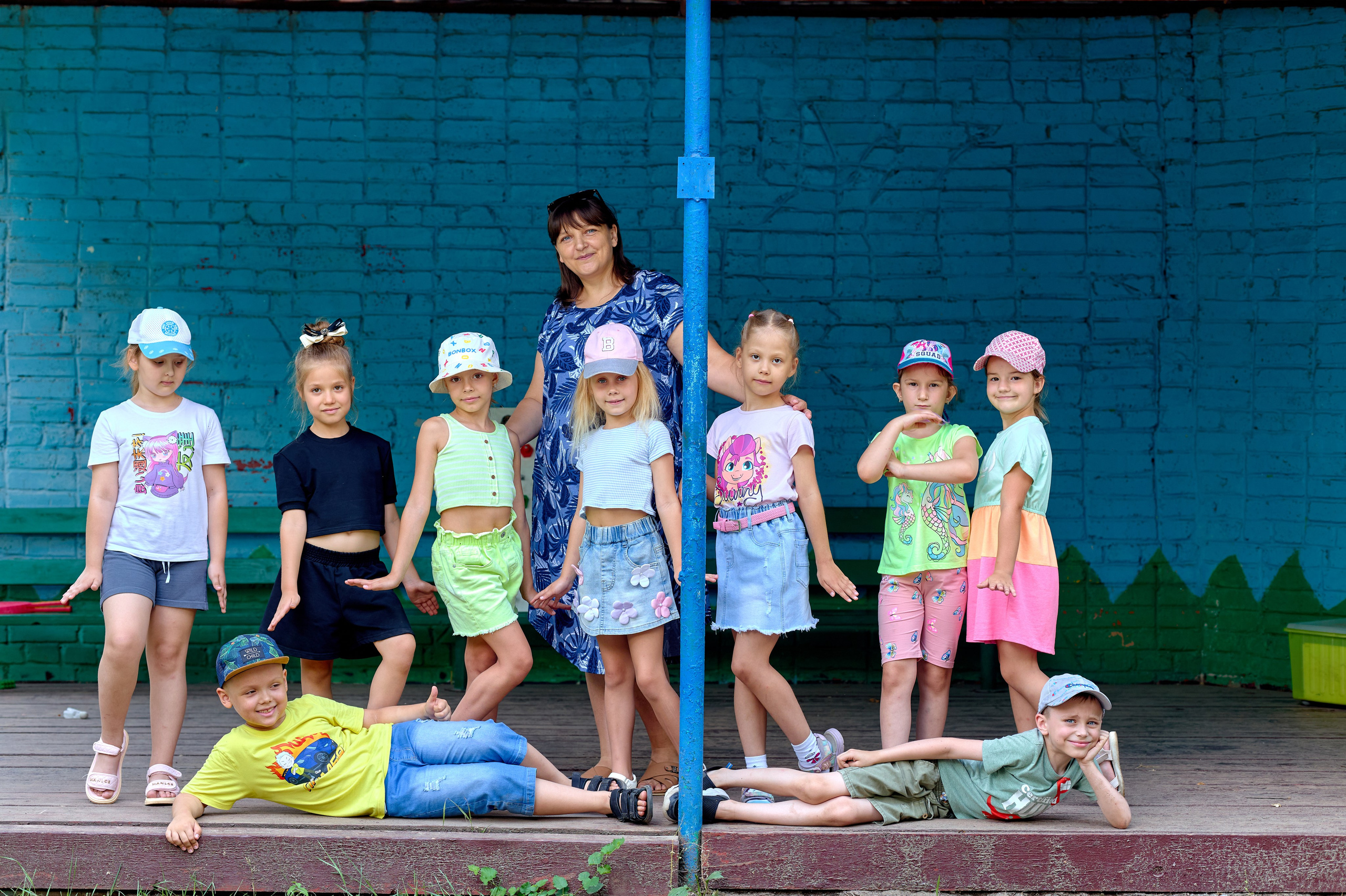 Пример летней съемки в детском саду № 92 Старшая группа Радуга. Фотограф Выпускные альбомы Таганрог Сергей Коробченко