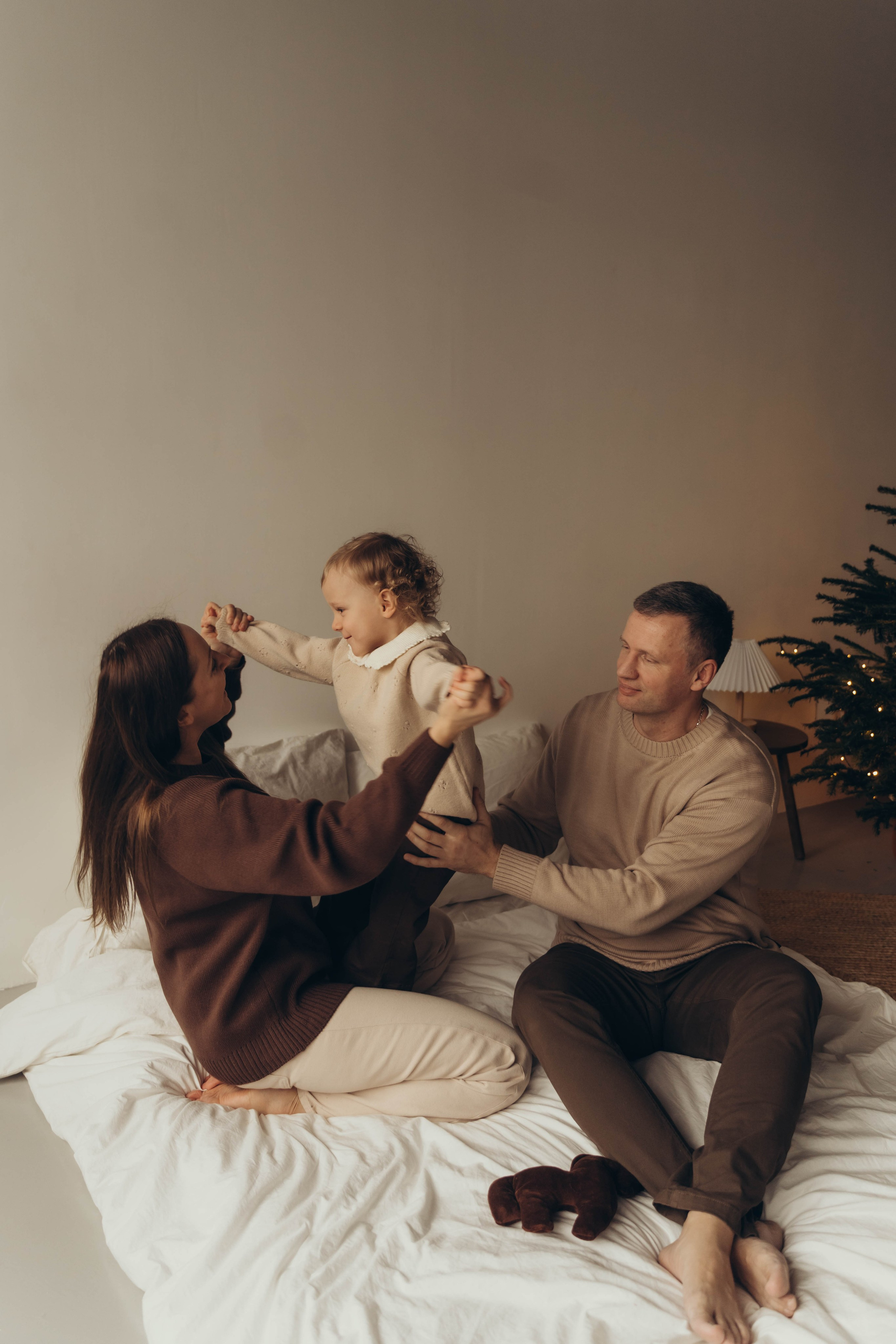 Екатерина, Николай и малышка Аня