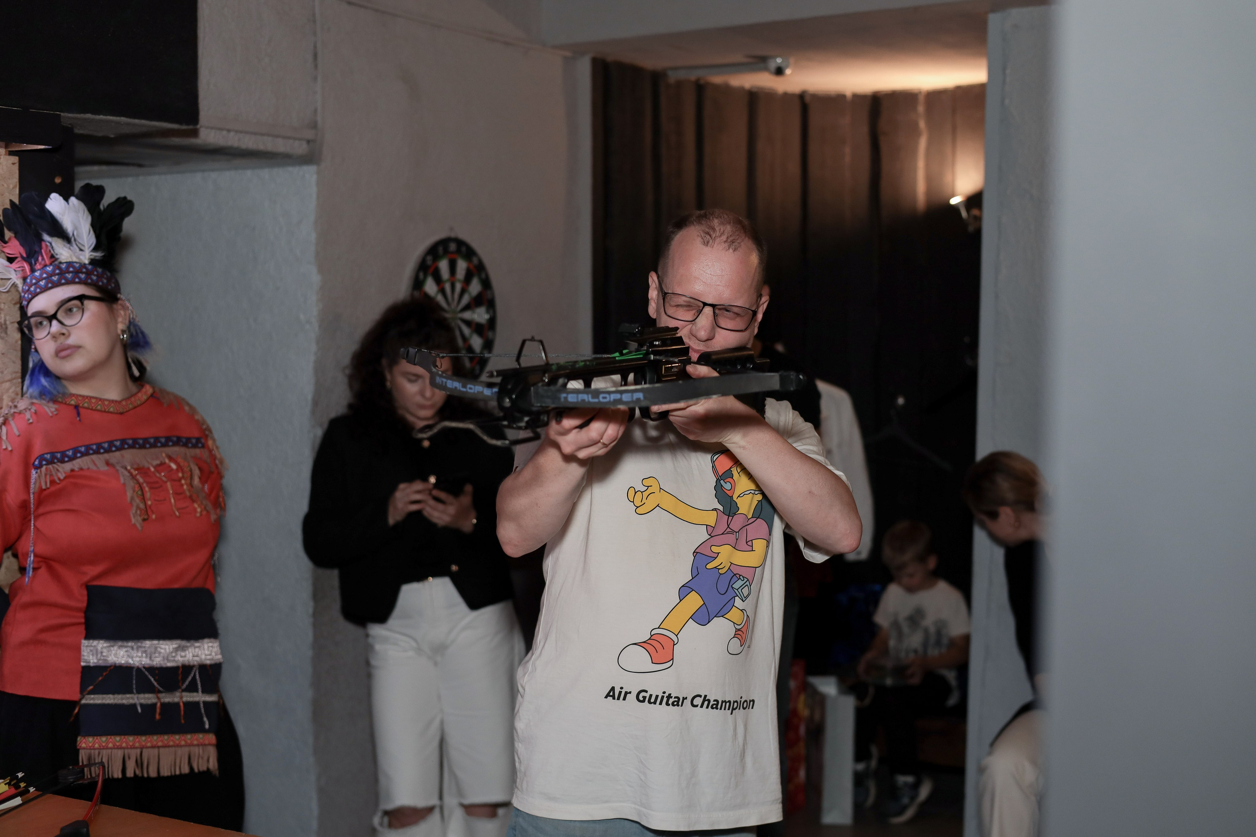 День рождение в стрелковом клубе. Фотограф Надршина Лилия