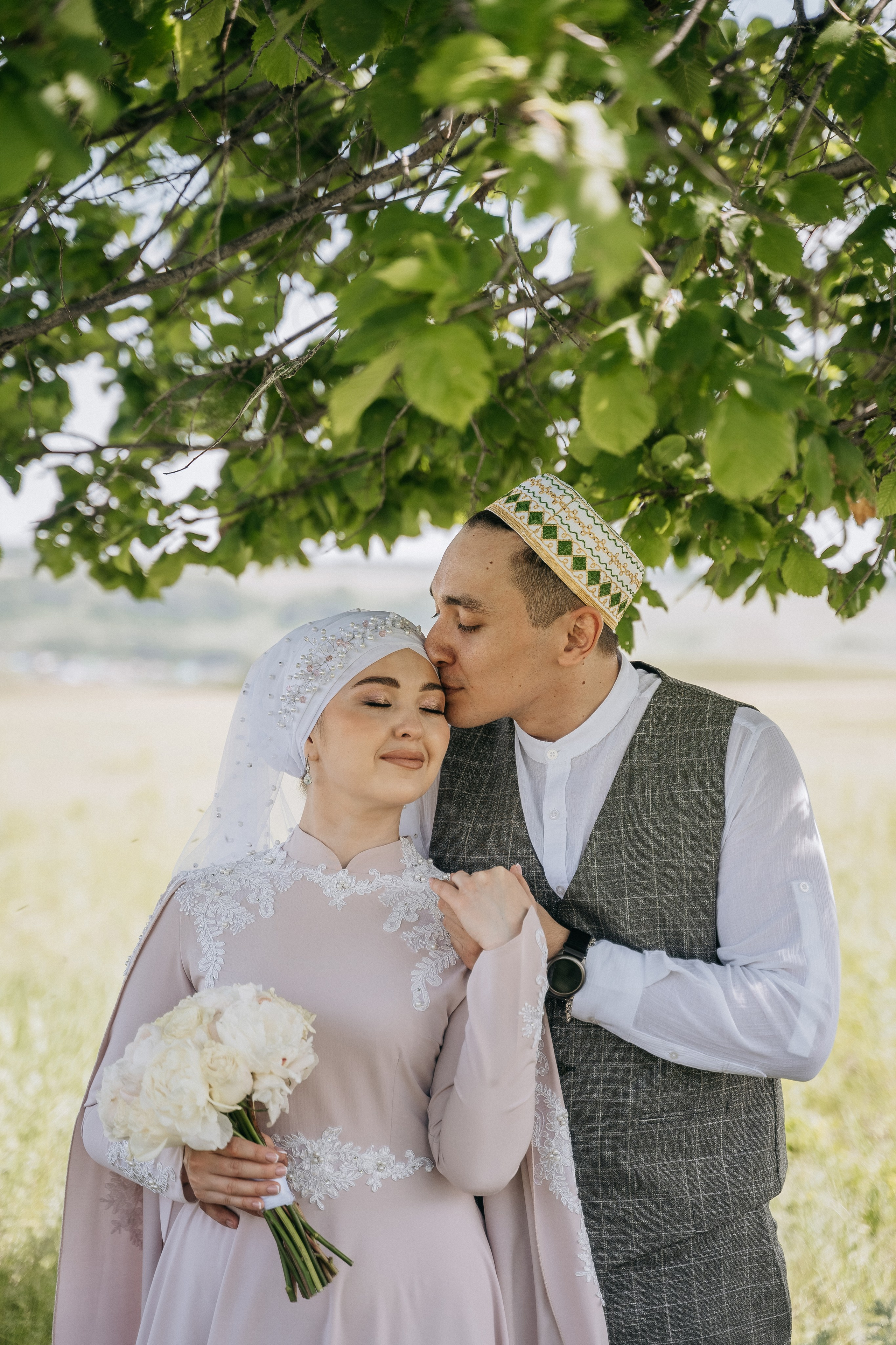 Асхат и Аделия. Свадебный семейный фотограф Ксения Божко Уфа Раевка никах в Нарыстау