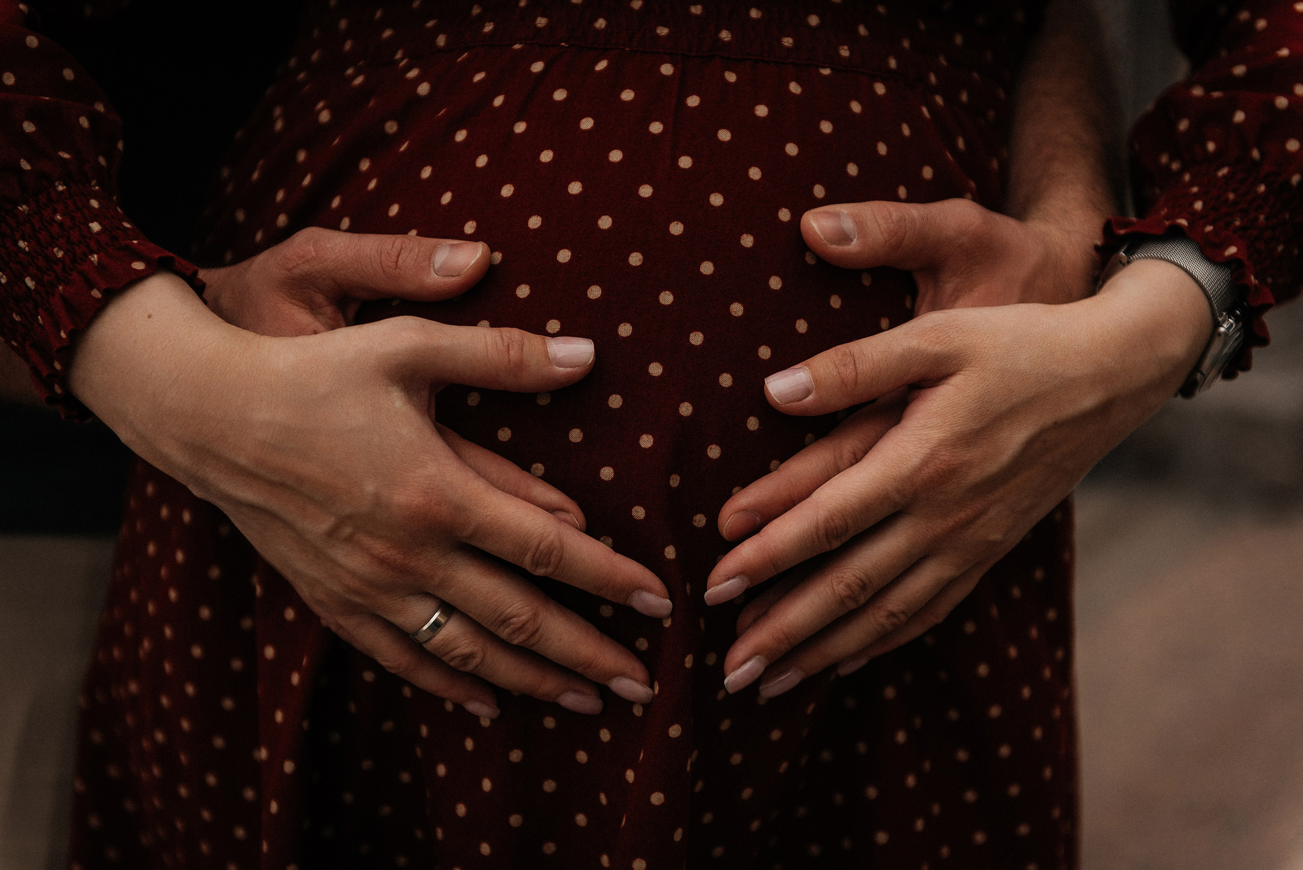 фотосессия беременности на улице