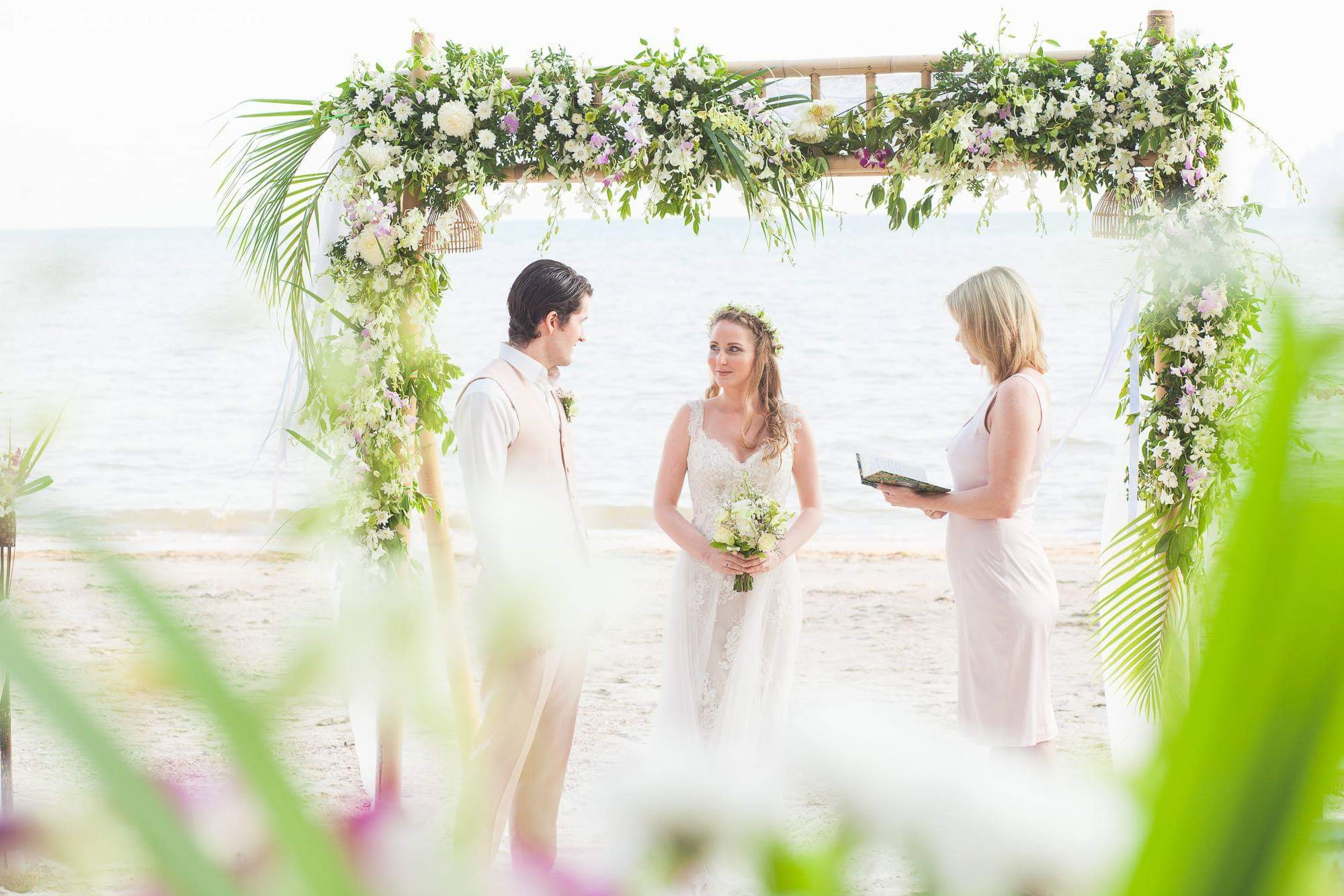 Wedding Ceremony Set up in Krabi Thailand. Photography & Events Thailand Krabi