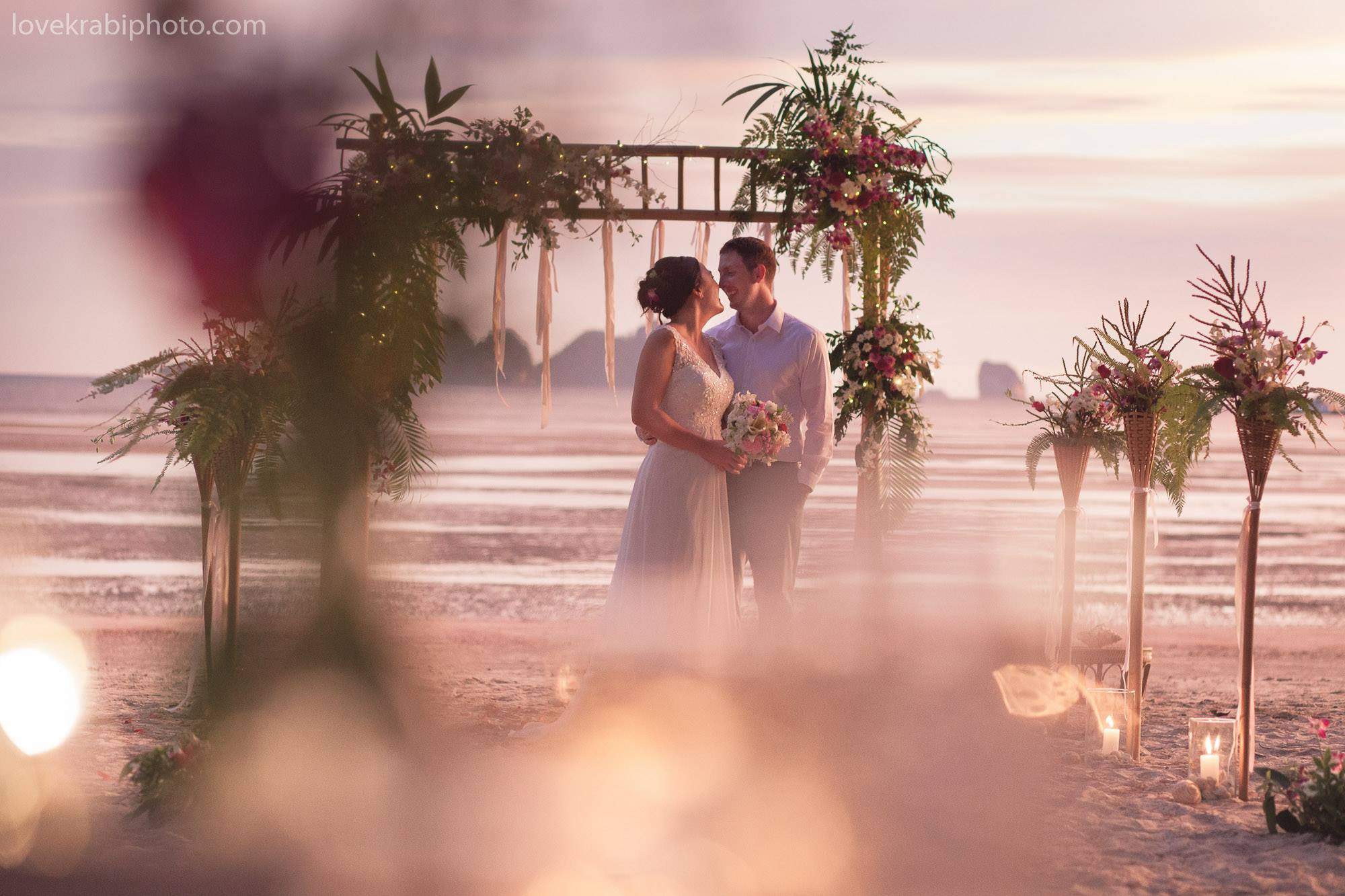 Wedding Ceremony Set up in Krabi Thailand. Photography & Events Thailand Krabi