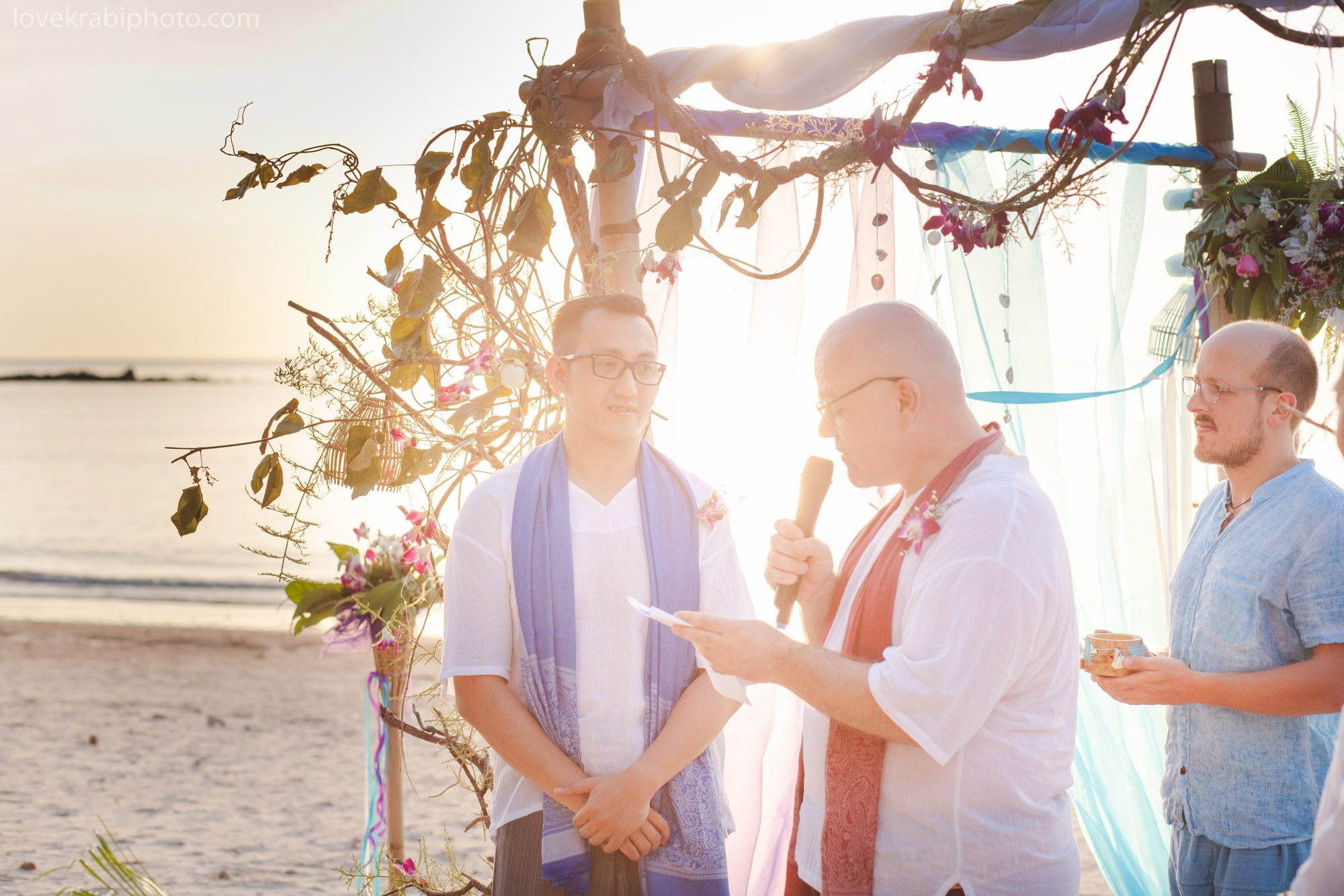 Wedding Ceremony Set up in Krabi Thailand. Photography & Events Thailand Krabi