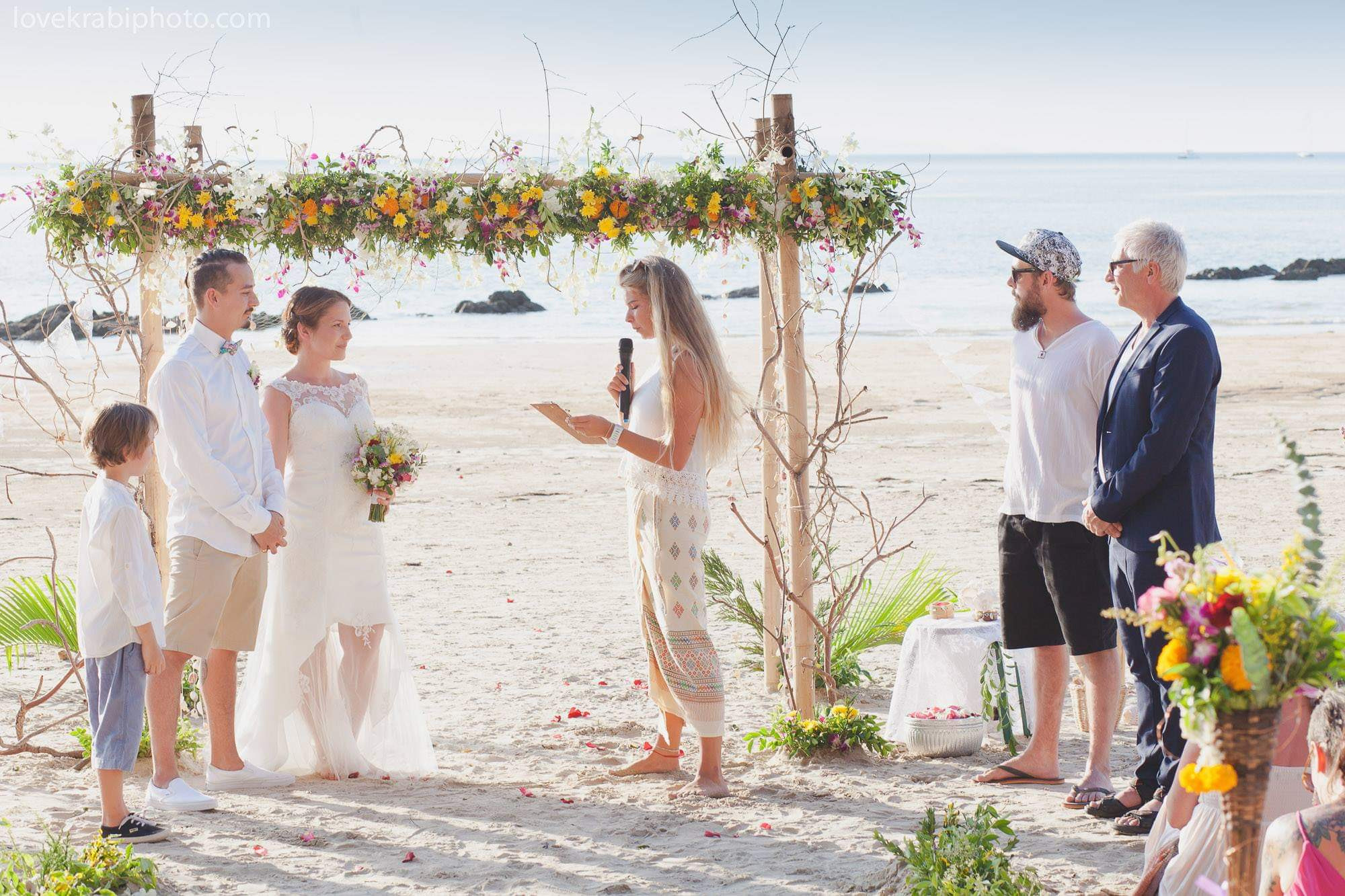 Wedding Ceremony Set up in Krabi Thailand. Photography & Events Thailand Krabi