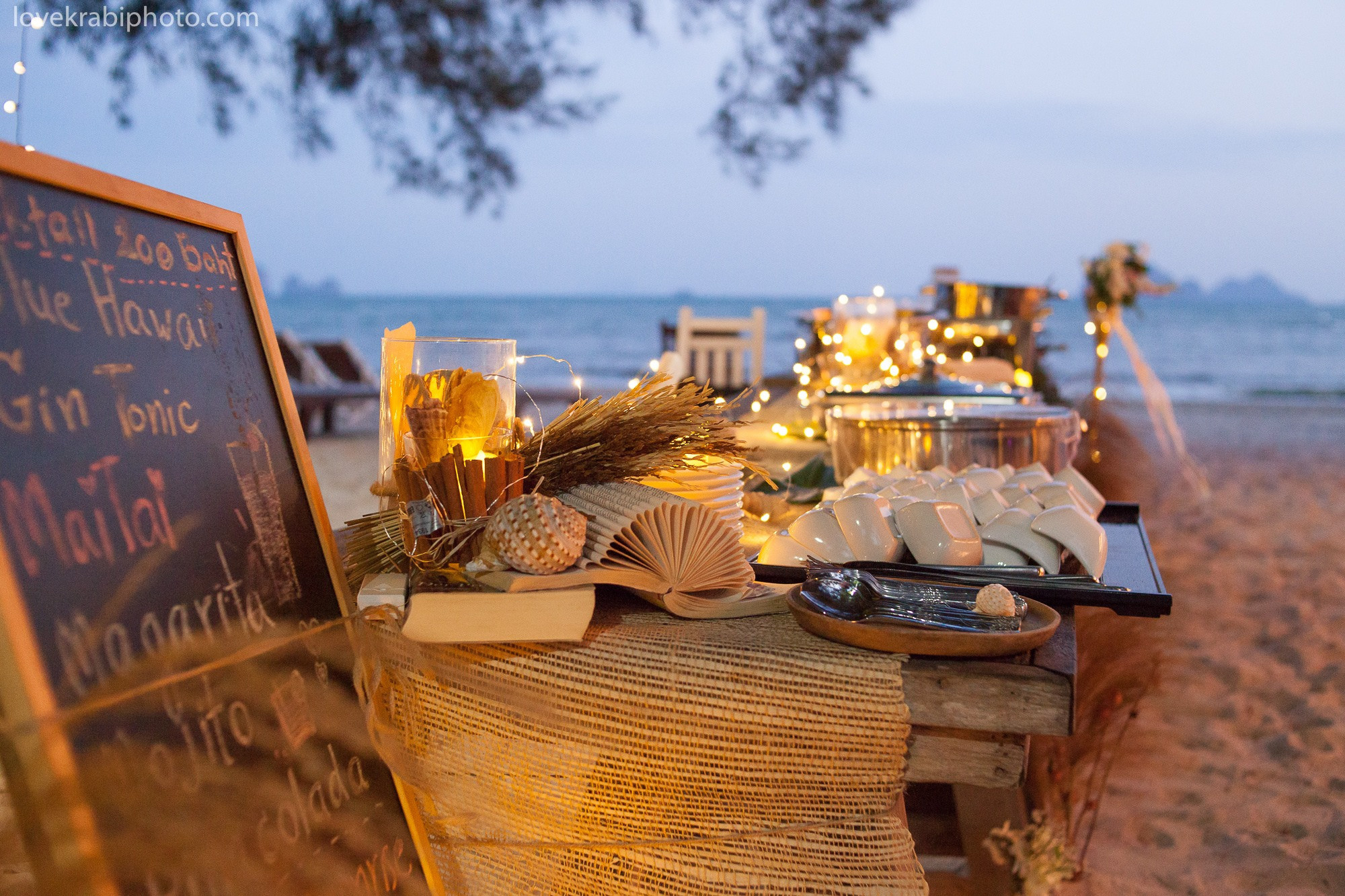 Wedding Ceremony Set up in Krabi Thailand. Photography & Events Thailand Krabi