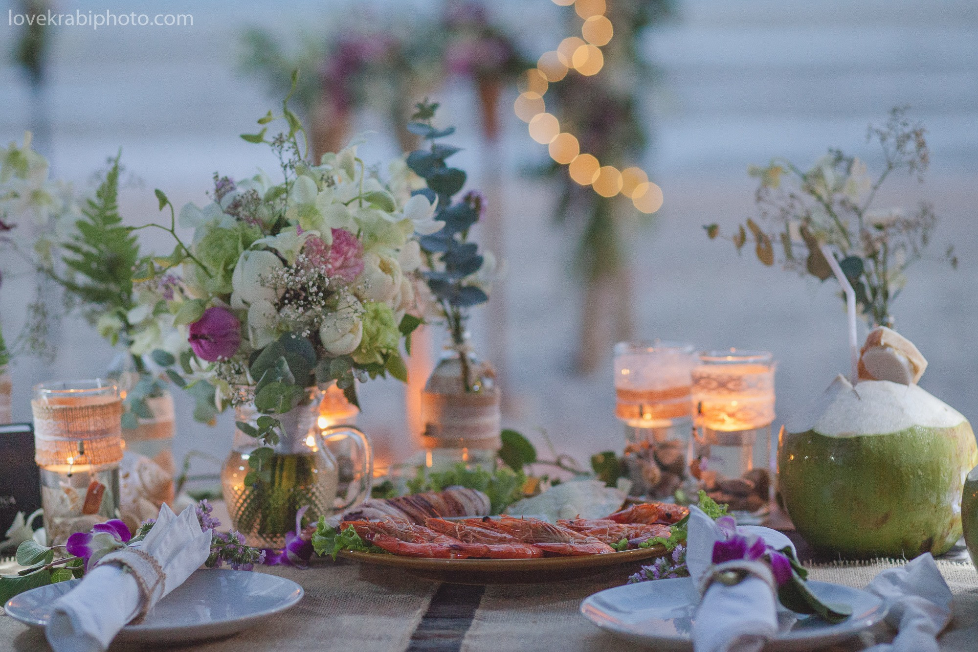 Wedding Ceremony Set up in Krabi Thailand. Photography & Events Thailand Krabi