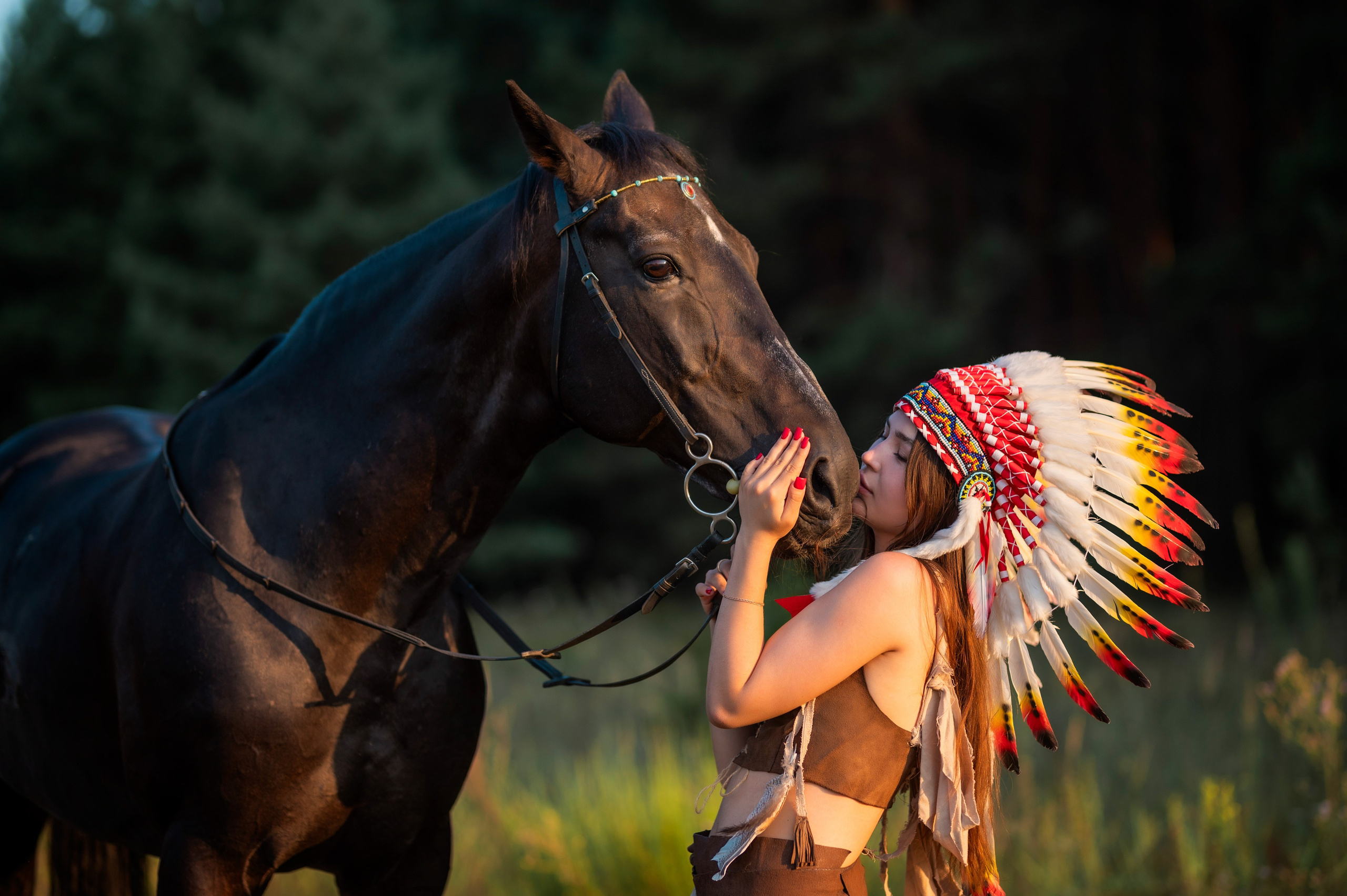 Пакахонтас. Bazarkom-photo.ru Фотограф Виктор Оськин в Старом Осколе