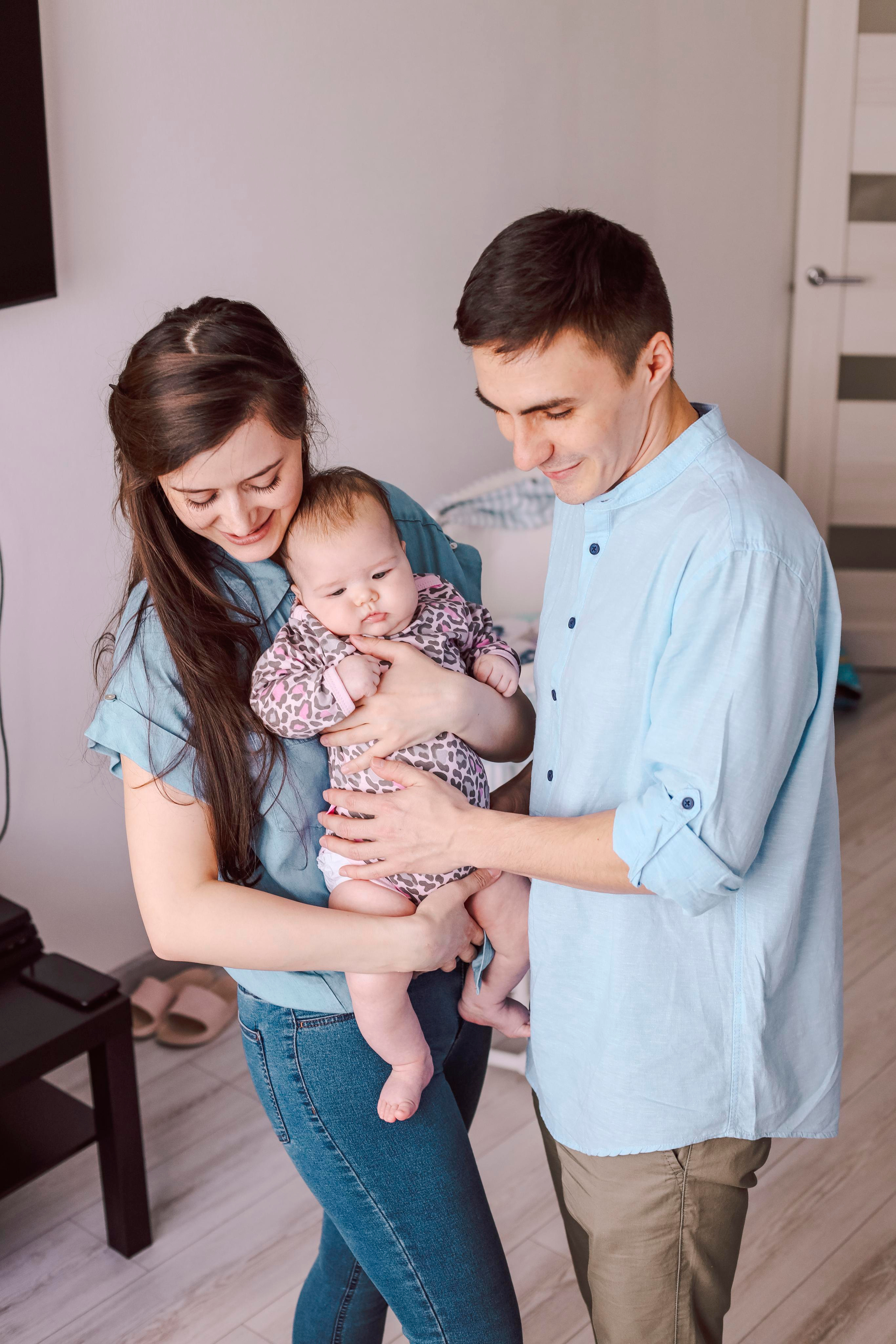 Семья Натальи. Семейный фотограф и фотограф новорожденных в Санкт-Петербурге Алина Фе