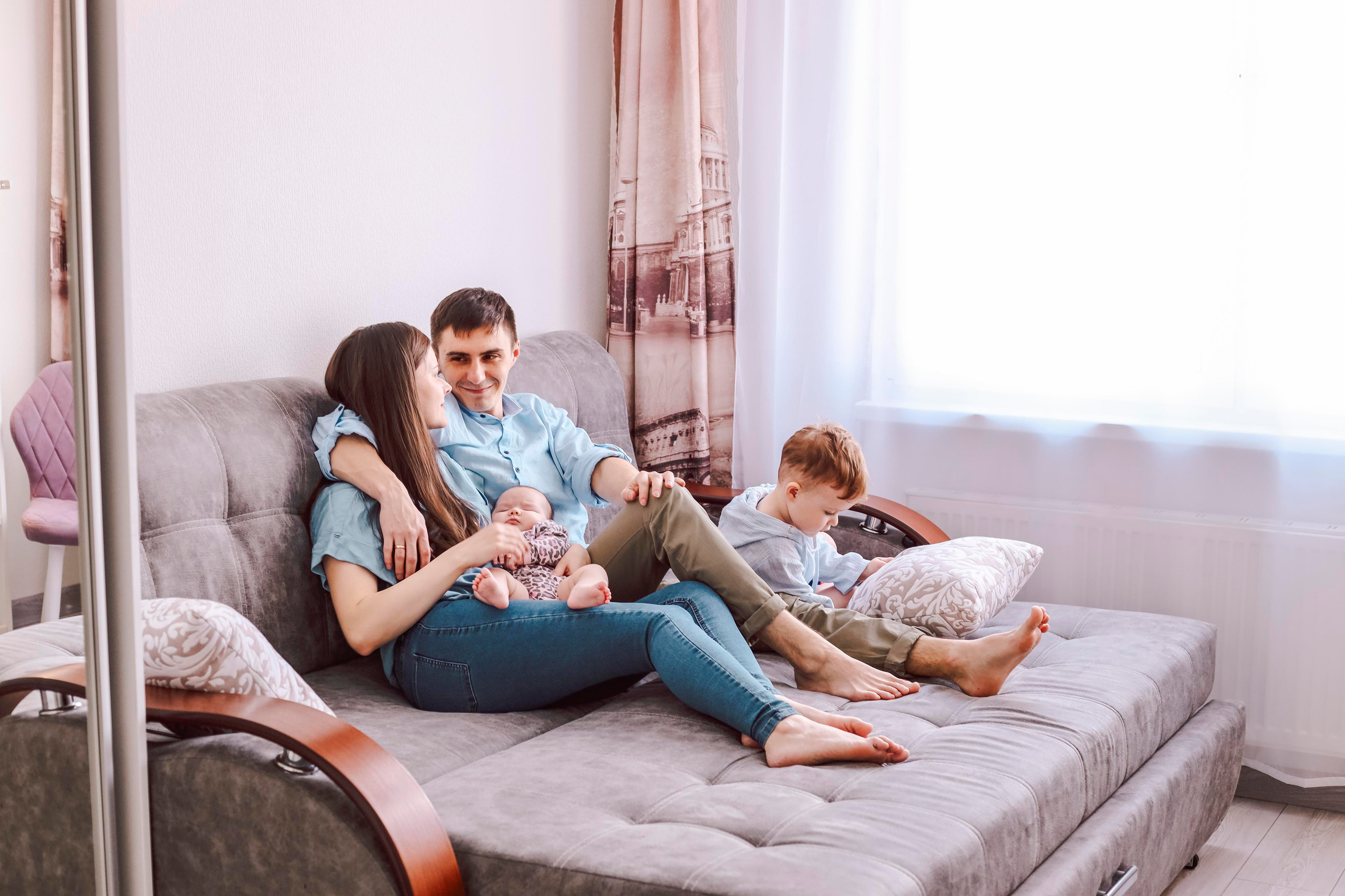 Семья Натальи. Семейный фотограф и фотограф новорожденных в Санкт-Петербурге Алина Фе