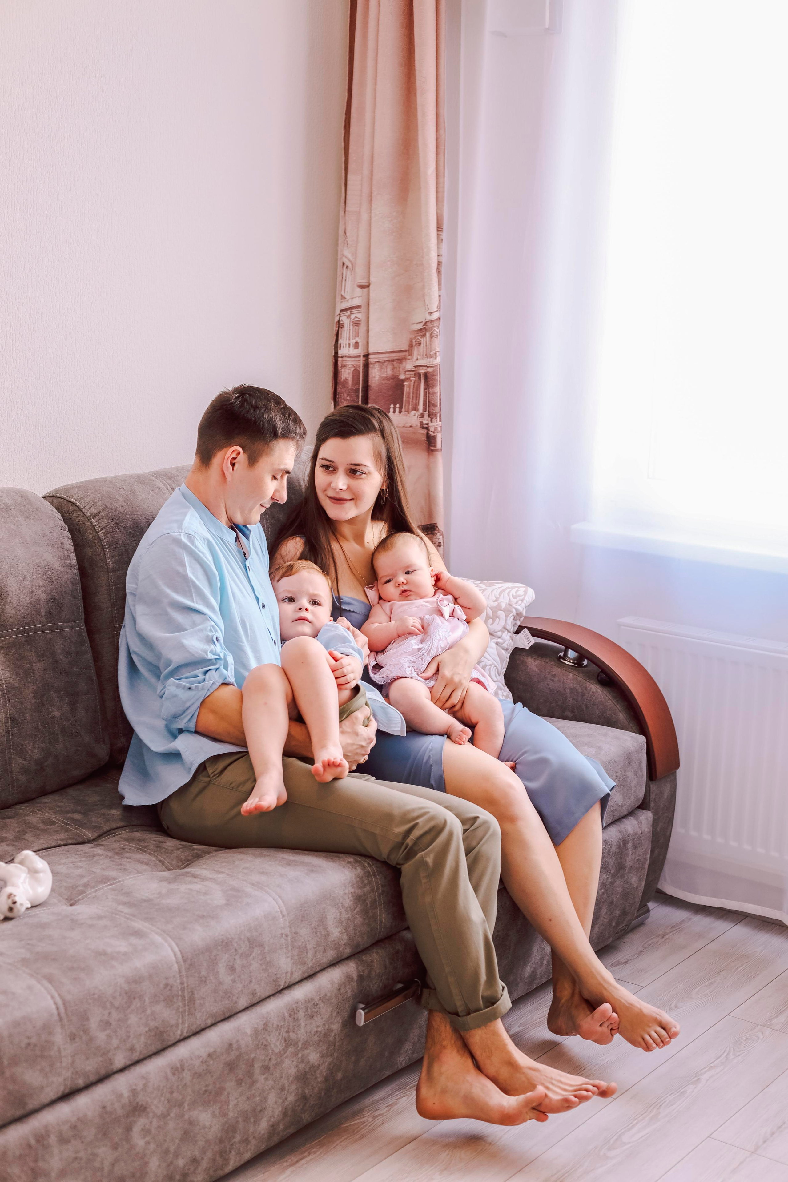 Семья Натальи. Семейный фотограф и фотограф новорожденных в Санкт-Петербурге Алина Фе