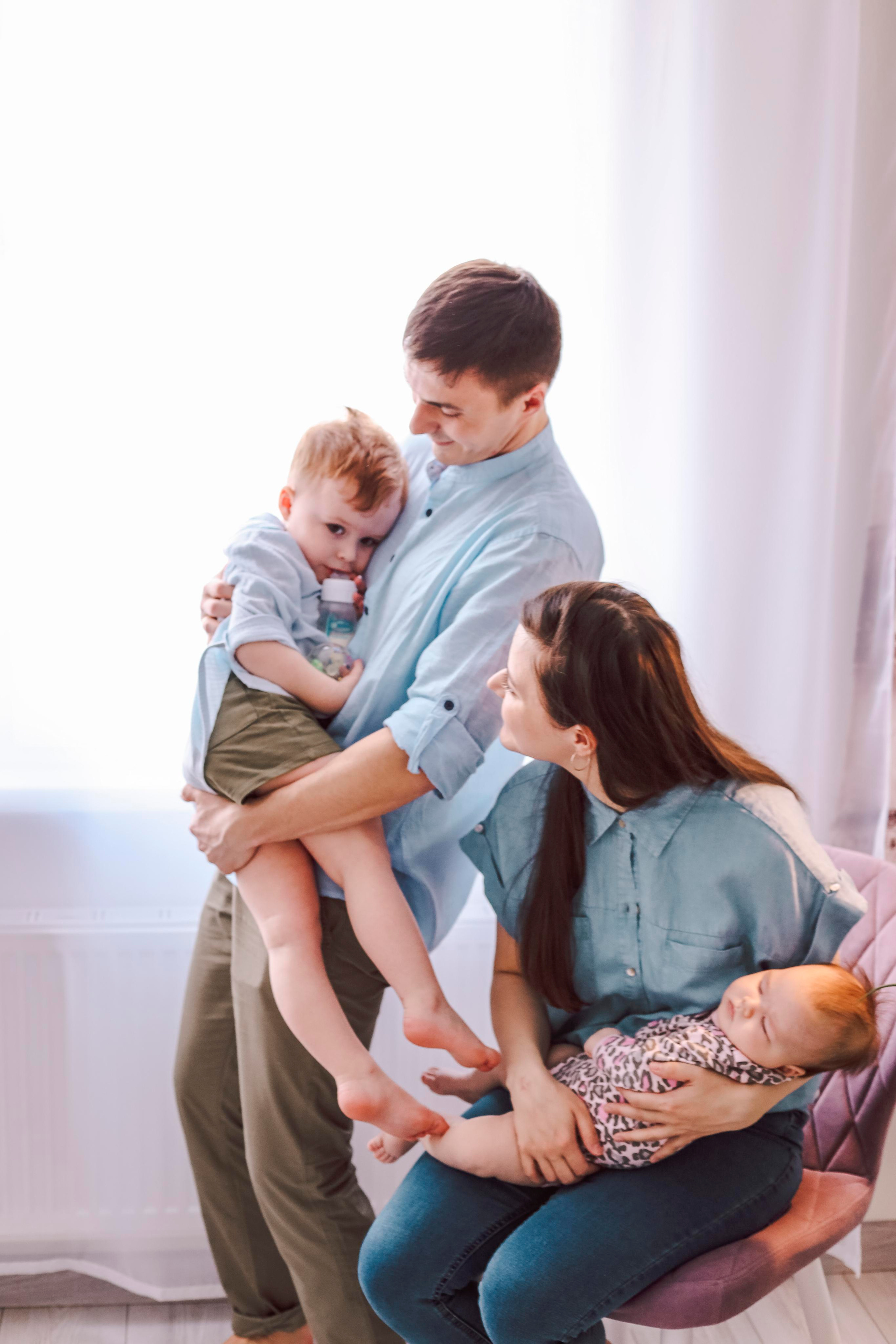 Семья Натальи. Семейный фотограф и фотограф новорожденных в Санкт-Петербурге Алина Фе