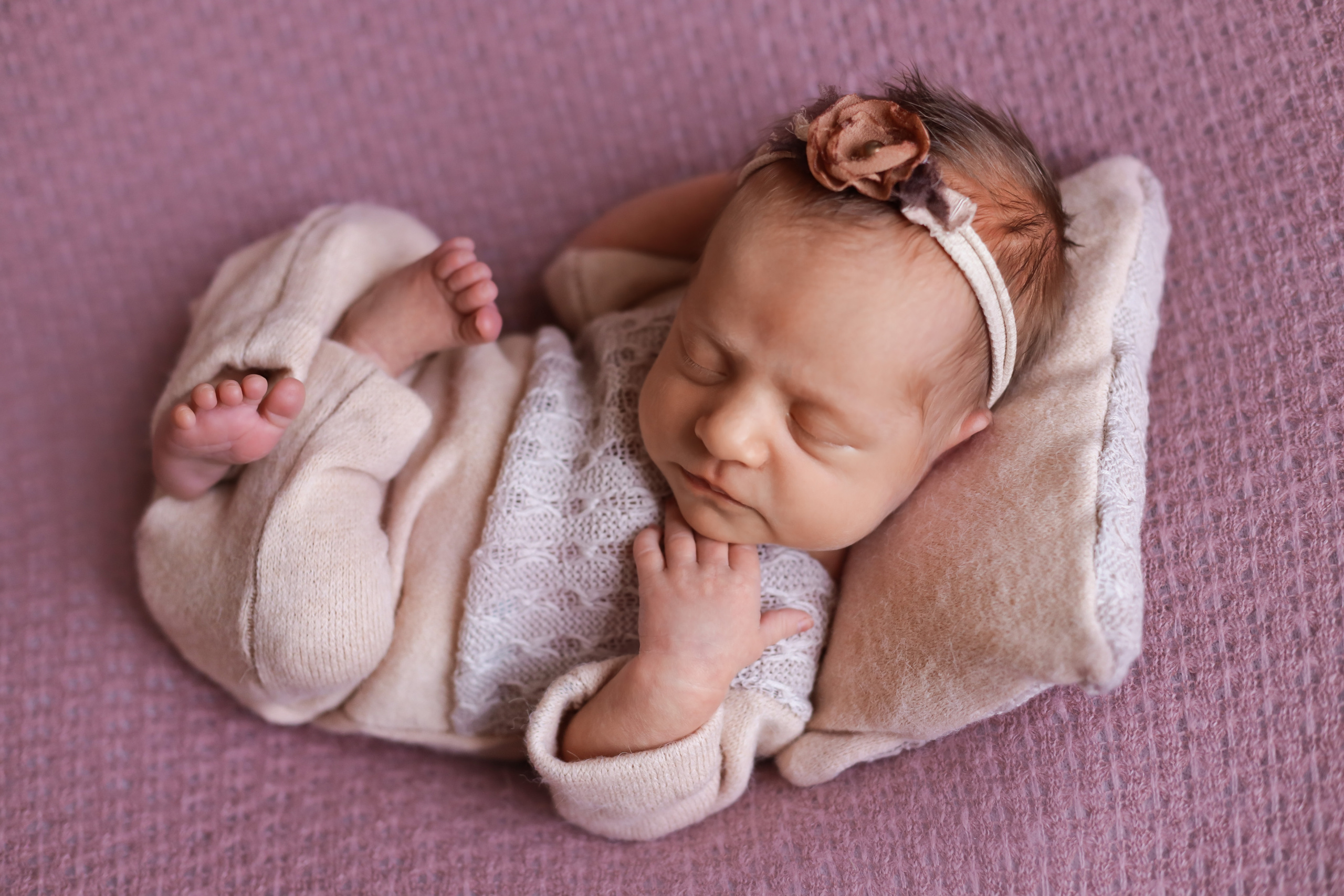 Валерия 14 дней. Семейный фотограф и фотограф новорожденных в Санкт-Петербурге Алина Фе