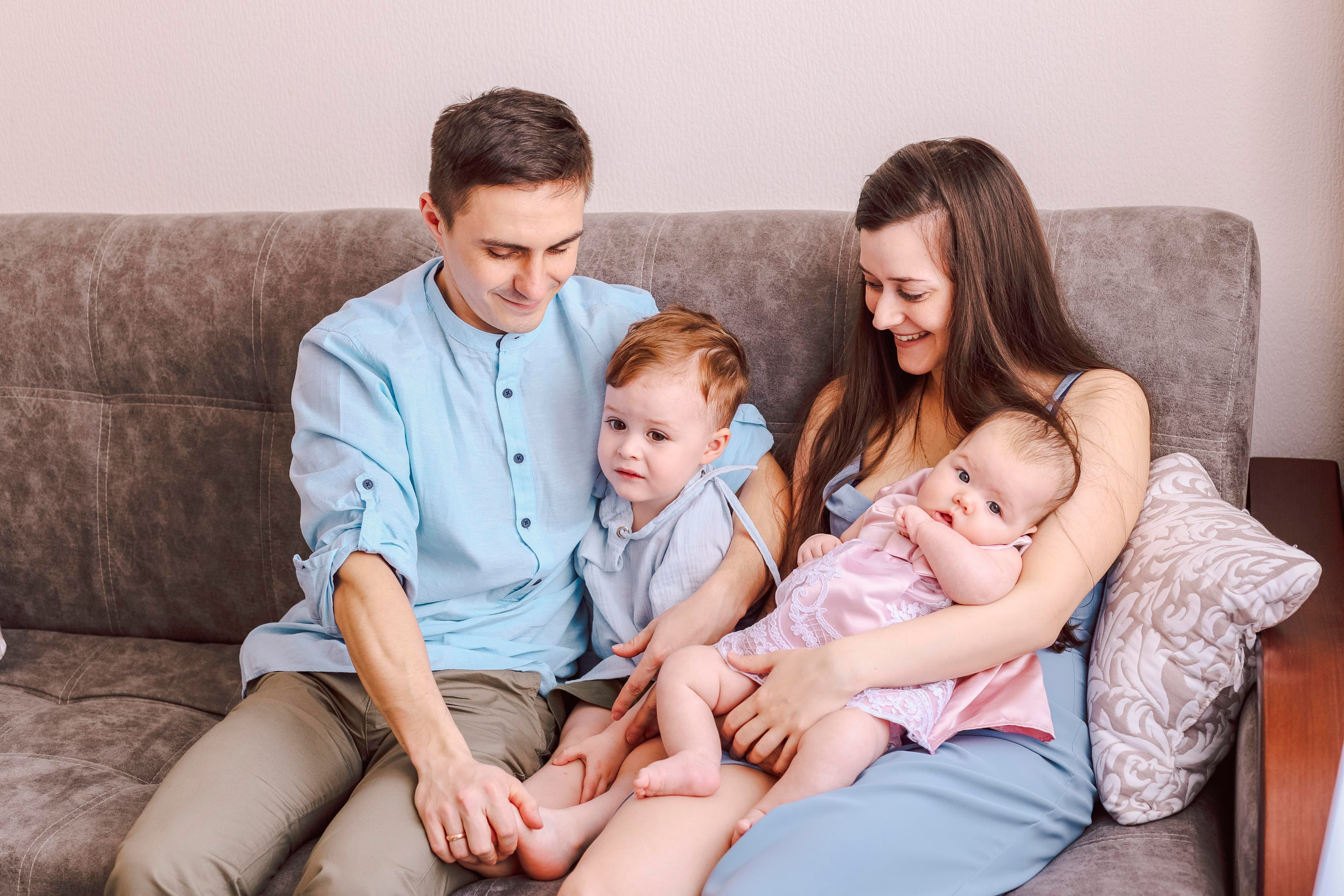 Семья Натальи. Семейный фотограф и фотограф новорожденных в Санкт-Петербурге Алина Фе