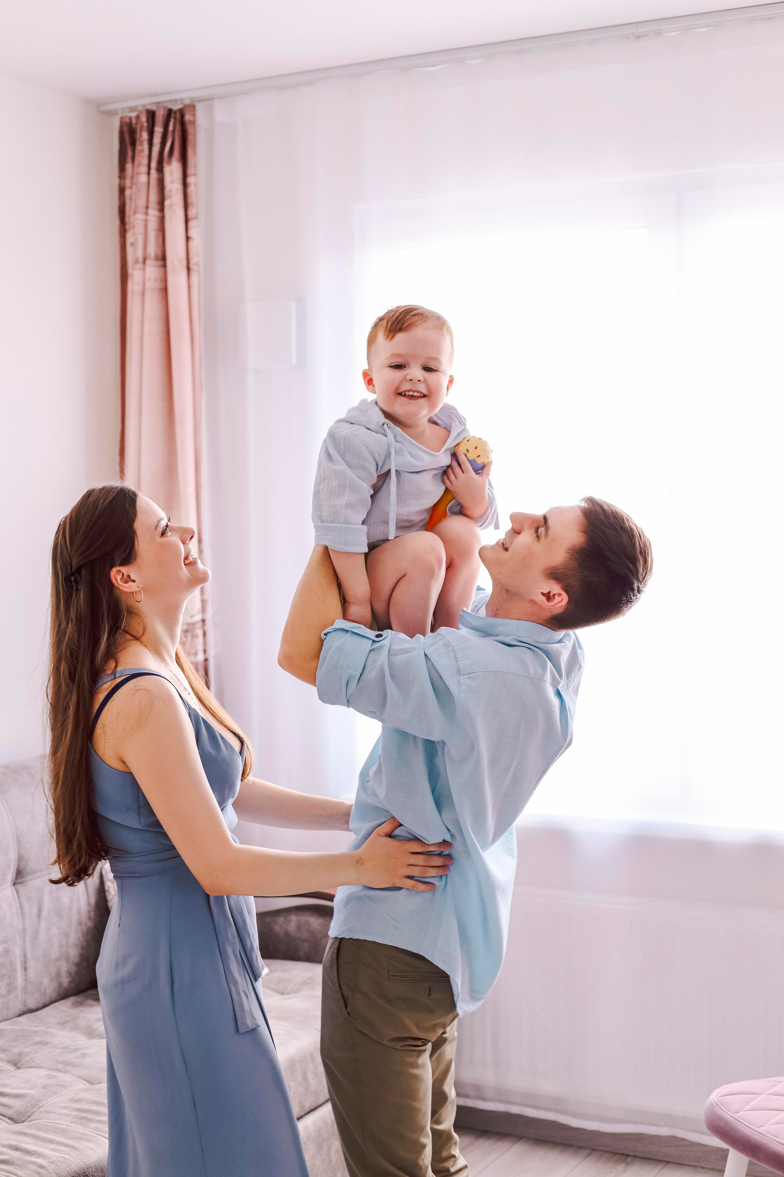 Семья Натальи. Семейный фотограф и фотограф новорожденных в Санкт-Петербурге Алина Фе