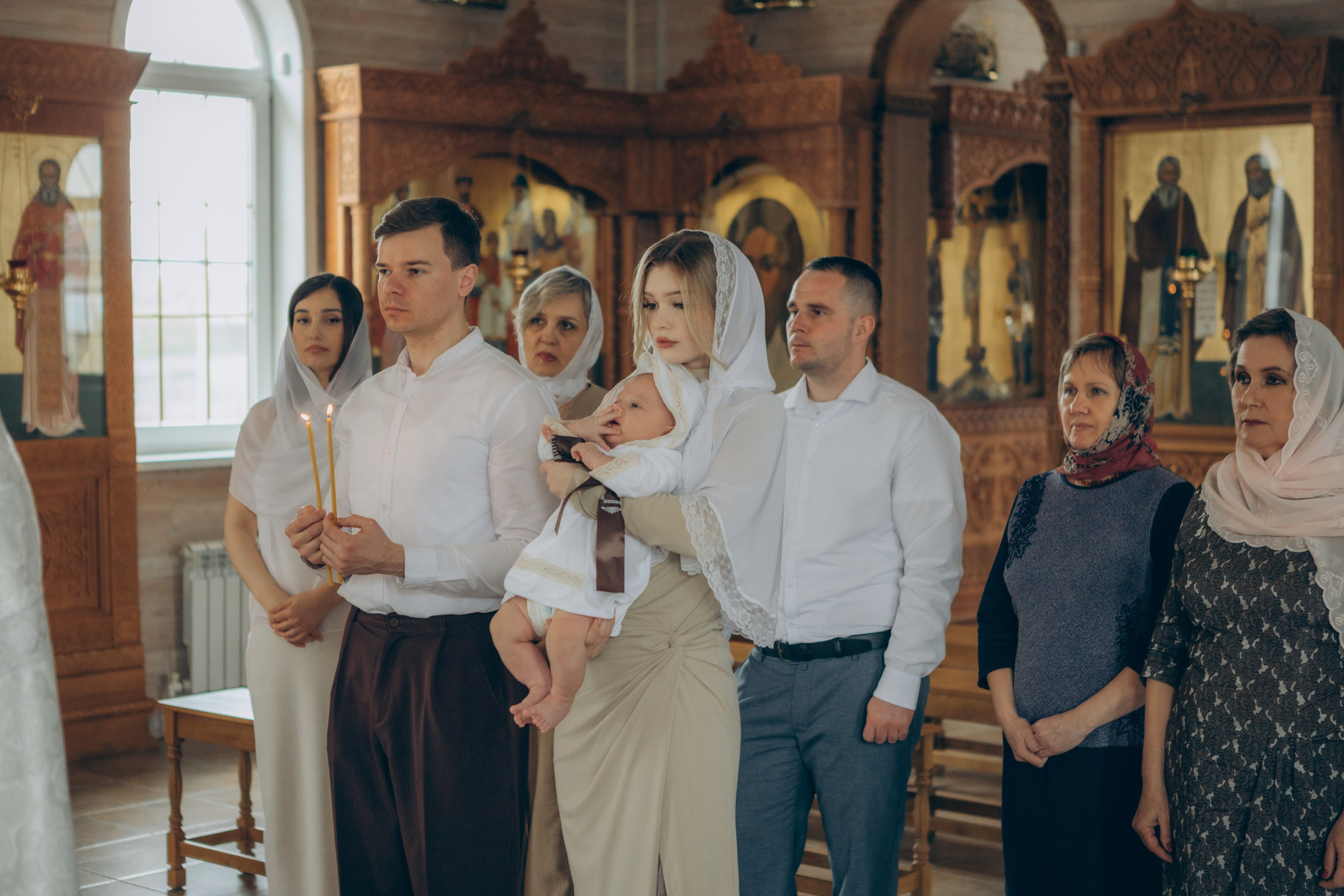Крещение Льва. Семейный фотограф и фотограф на роды в Ростове-на-Дону Мухина Виктория