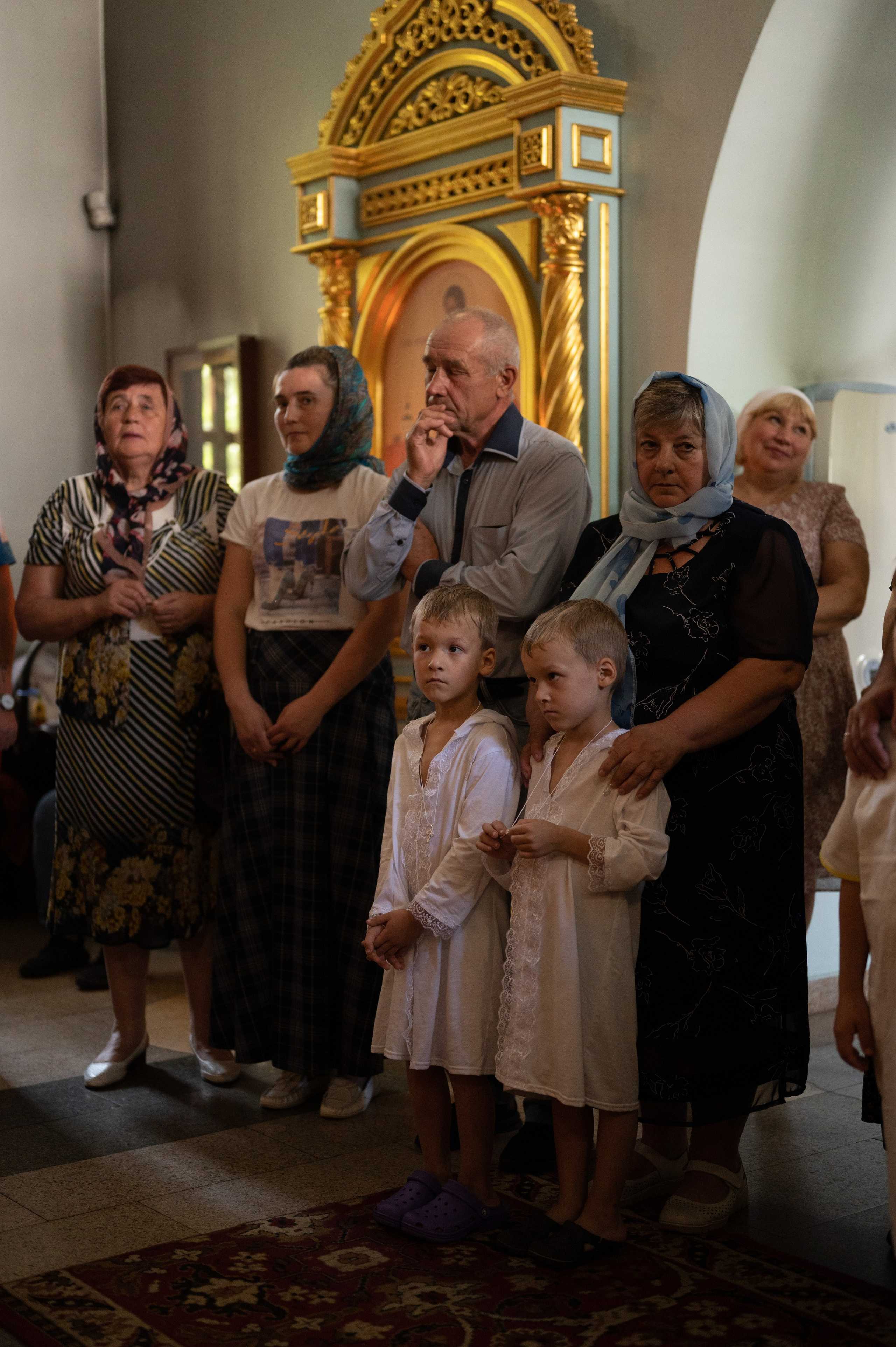 Крещение Матвей и Тимофей. Фотограф новорожденных, семейный детский в Тюмени Татьяна Морозова