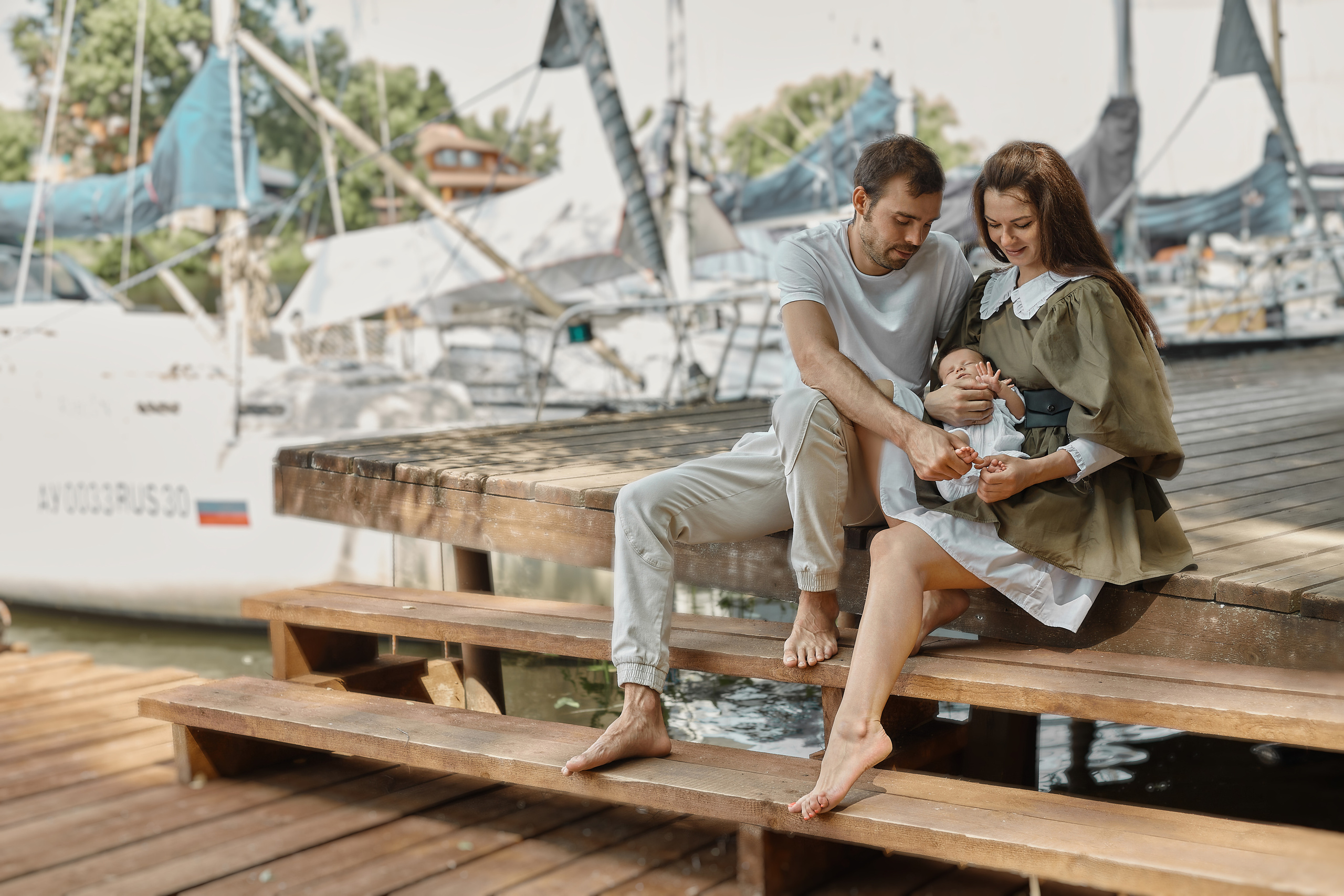 Молодая семья. Свадебный фотограф, портретный фотограф в Москве и Саратове Оксана Анциферова