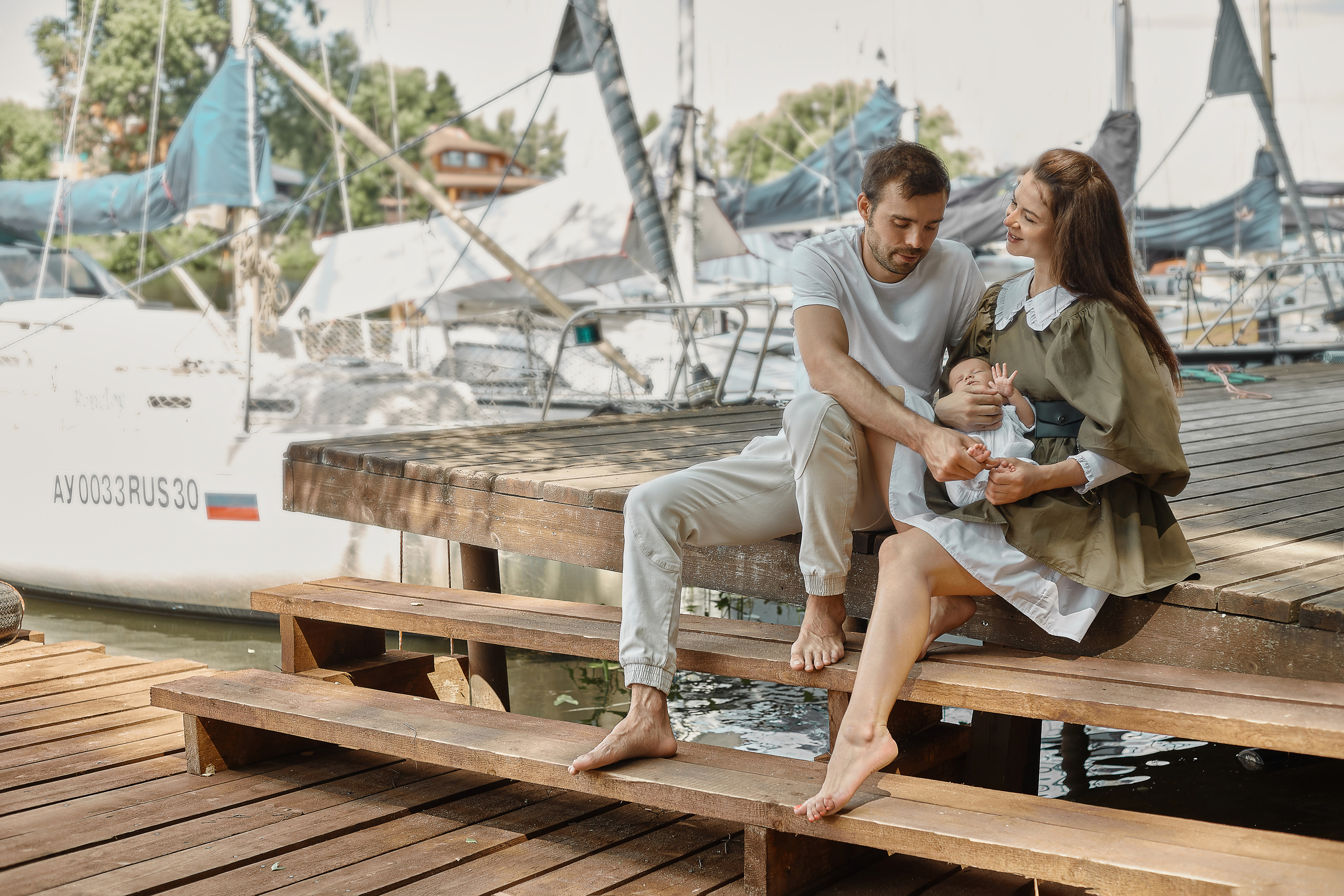 Молодая семья. Свадебный фотограф, портретный фотограф в Москве и Саратове Оксана Анциферова