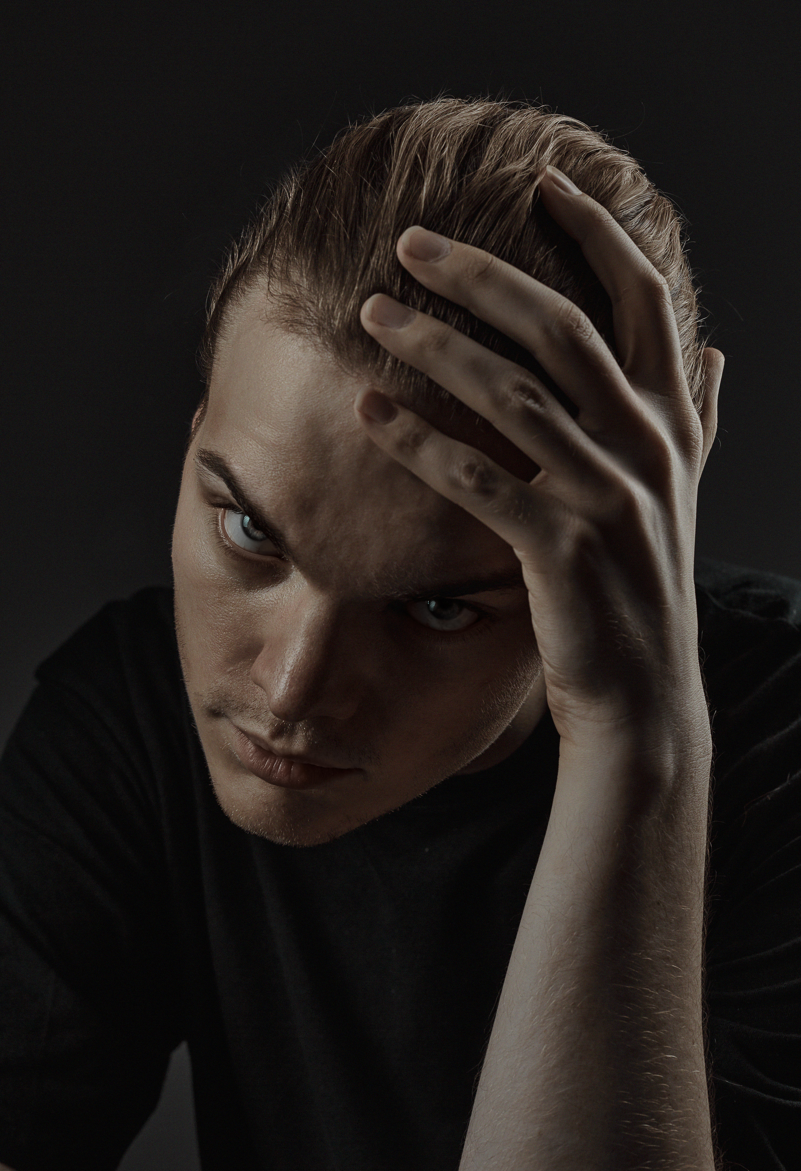 Крупные портреты артиста театра и кино Семена Якубова. Свадебный фотограф, портретный фотограф в Москве и Саратове Оксана Анциферова