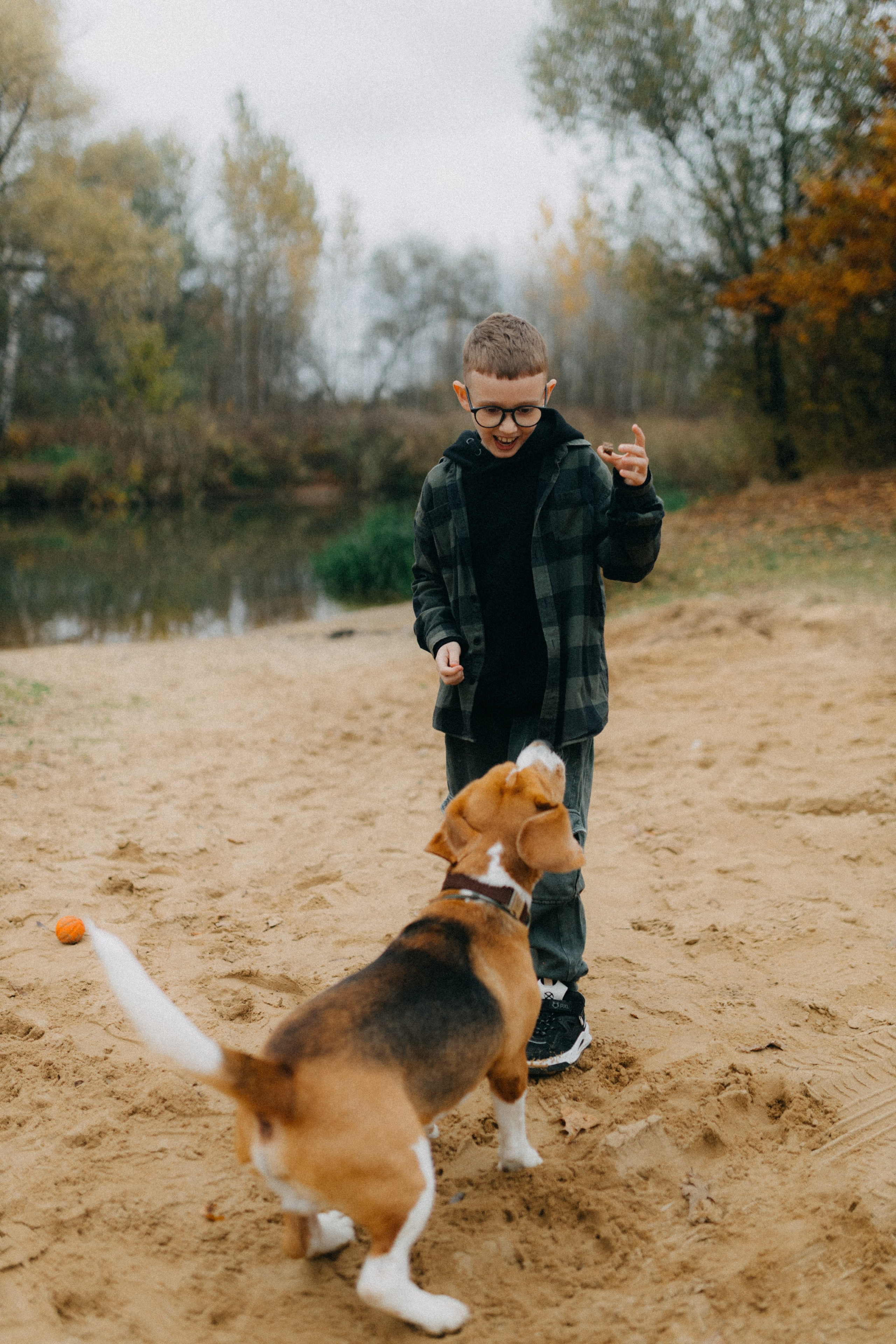 Ксюша & Федя. Прогулка с Лайдом. Фотограф НОГИНСК, Москва, Анастасия Белая