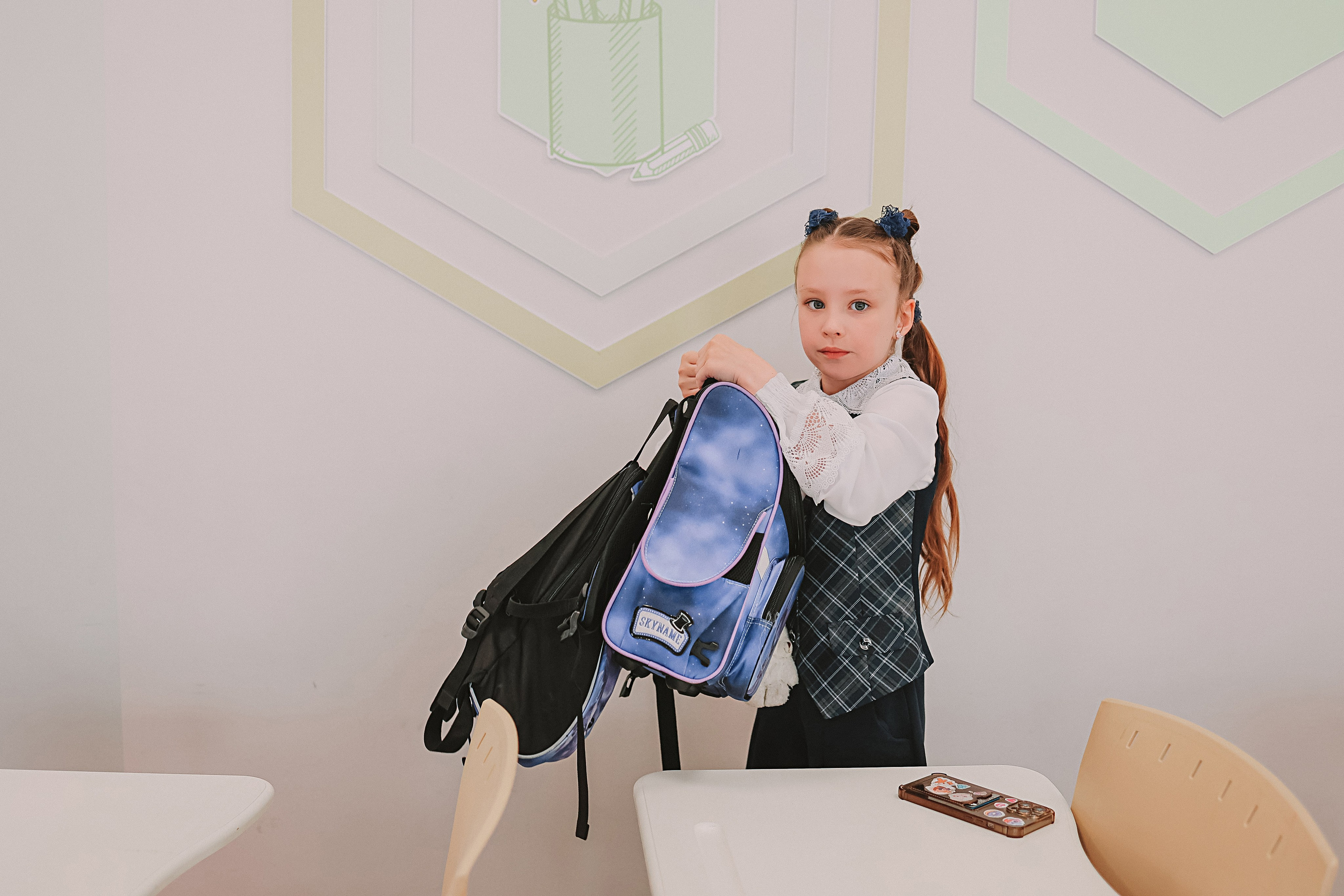 Один день в школе 1 класс. Семейный фотограф Тюмень, фотограф на роды Салмина Мария