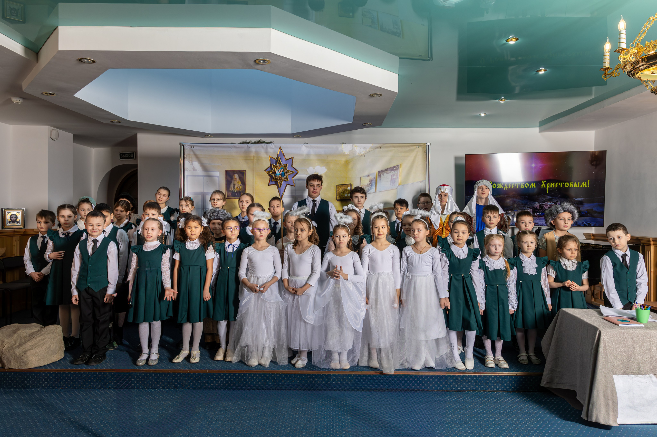 Рождество Воскресная школа 2025. Фотограф Таинств Крещение и Венчания г. Магадан Власова Ульяна