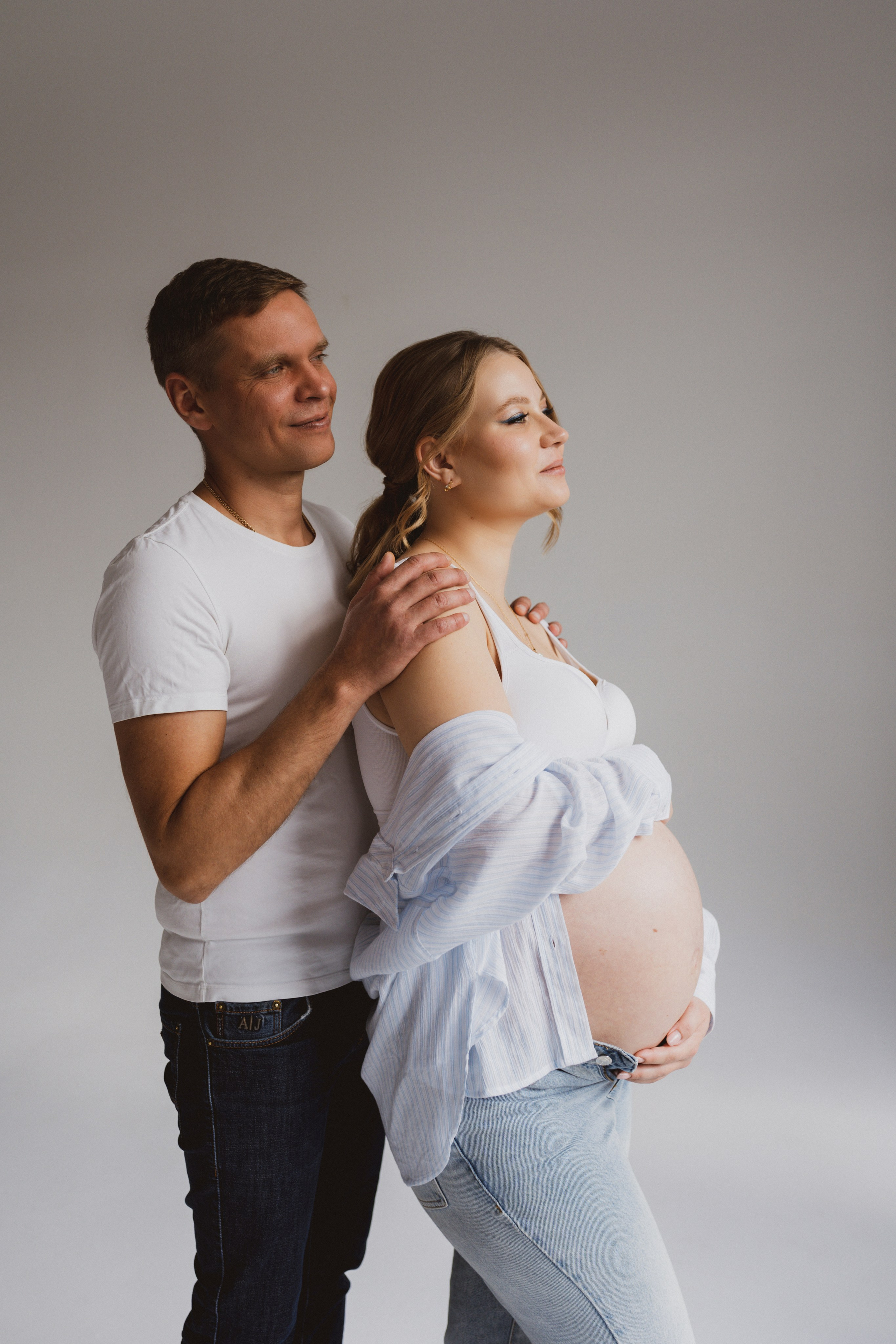 Семейная фотосессия в студии в Москве, семейный фотограф Анна Полушина. Свадебный фотограф в Москве Анна Полушина