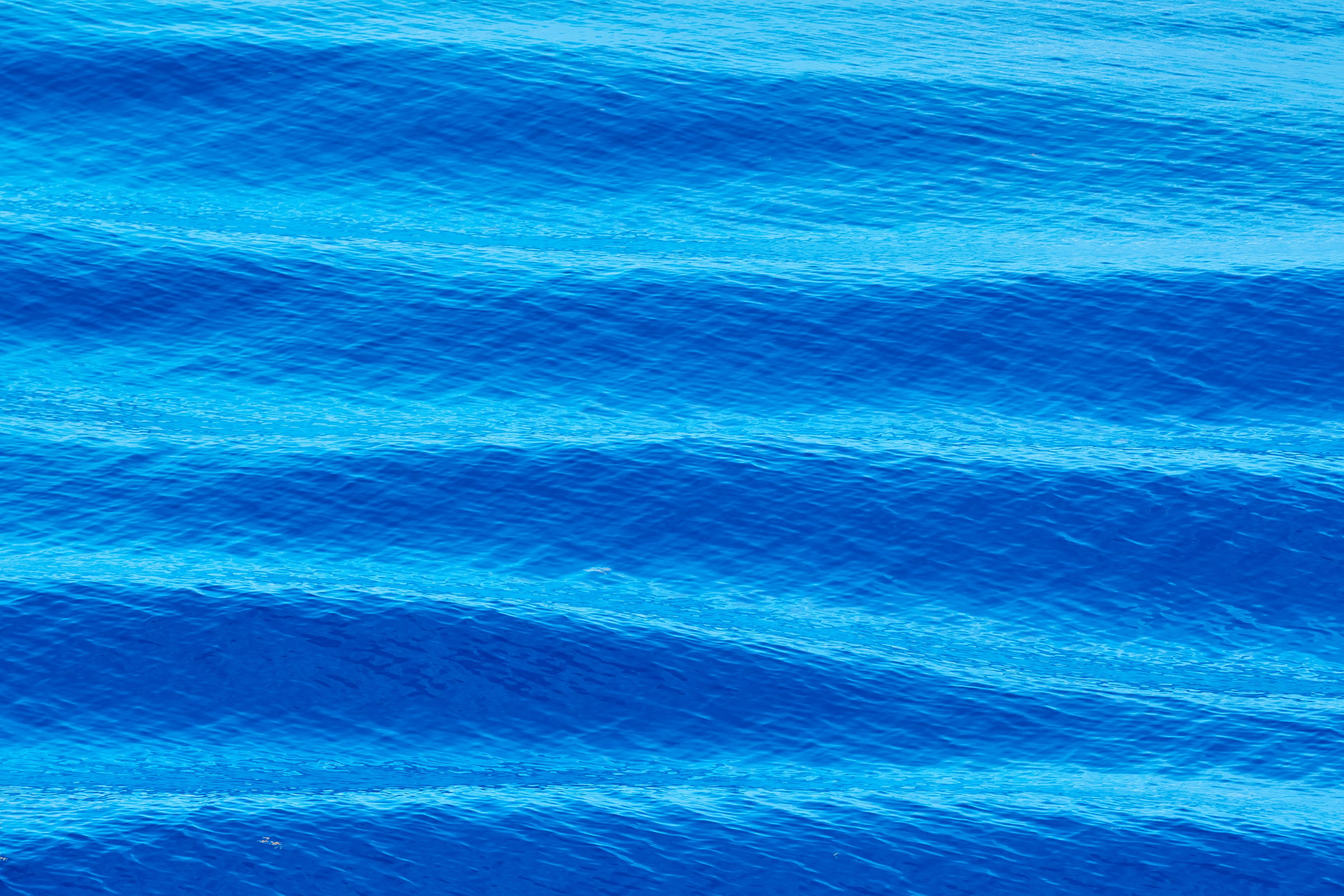 Маленькая плавная волна на поверхности моря