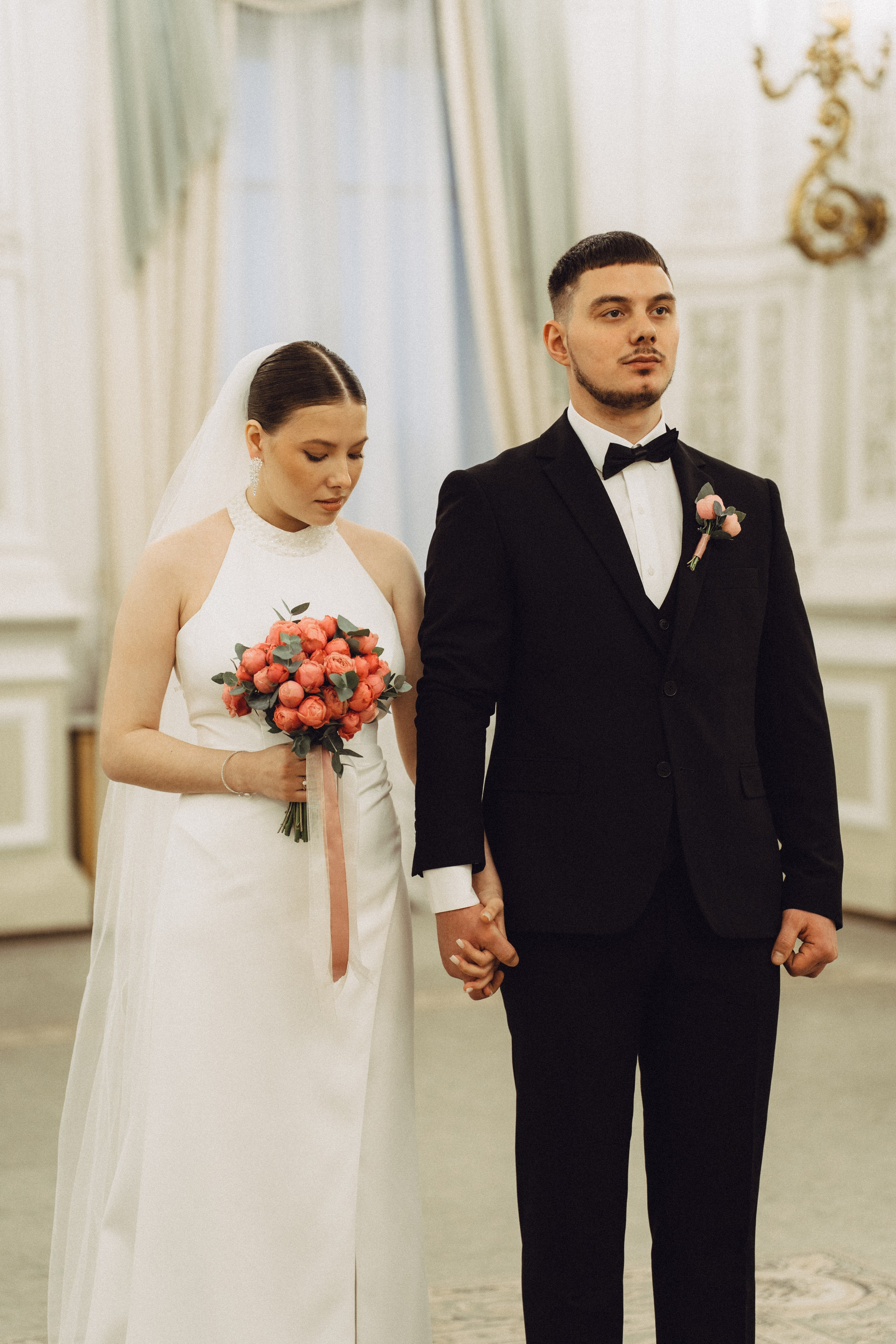 СВАДЕБНАЯ СЬЕМКА В ПЕВОМ ДВОРЦЕ БРАКОСОЧЕТАНИЯ. Профессиональный фотограф, Санкт-Петербург — Виктория Богомолова