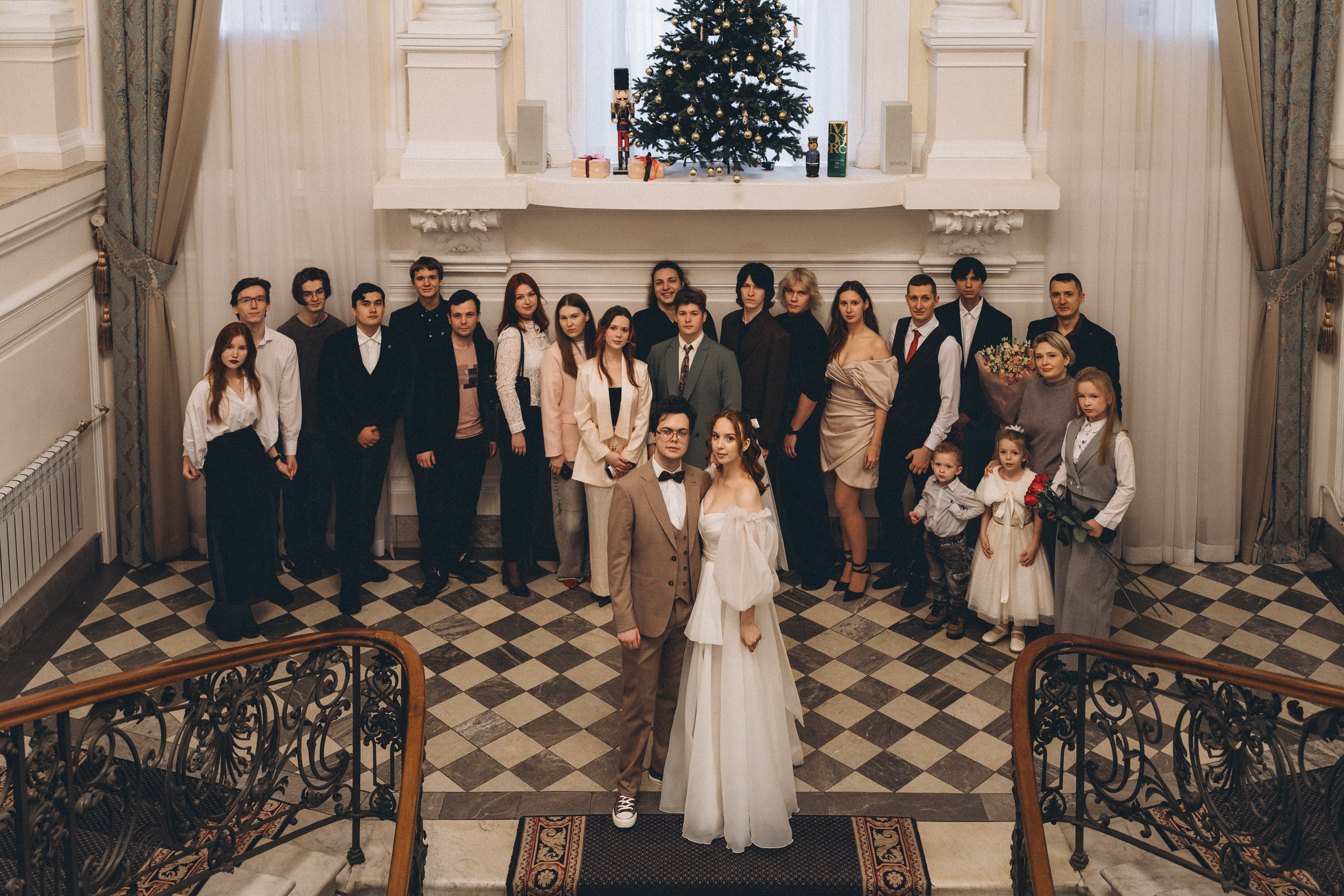 СВАДЕБНАЯ СЬЕМКА ВО ВТОРОМ ДВОРЦЕ С ГОСТЯМИ И ПРОГУЛКА В ТАВРИЧЕСКОМ САДУ. Профессиональный фотограф, Санкт-Петербург — Виктория Богомолова