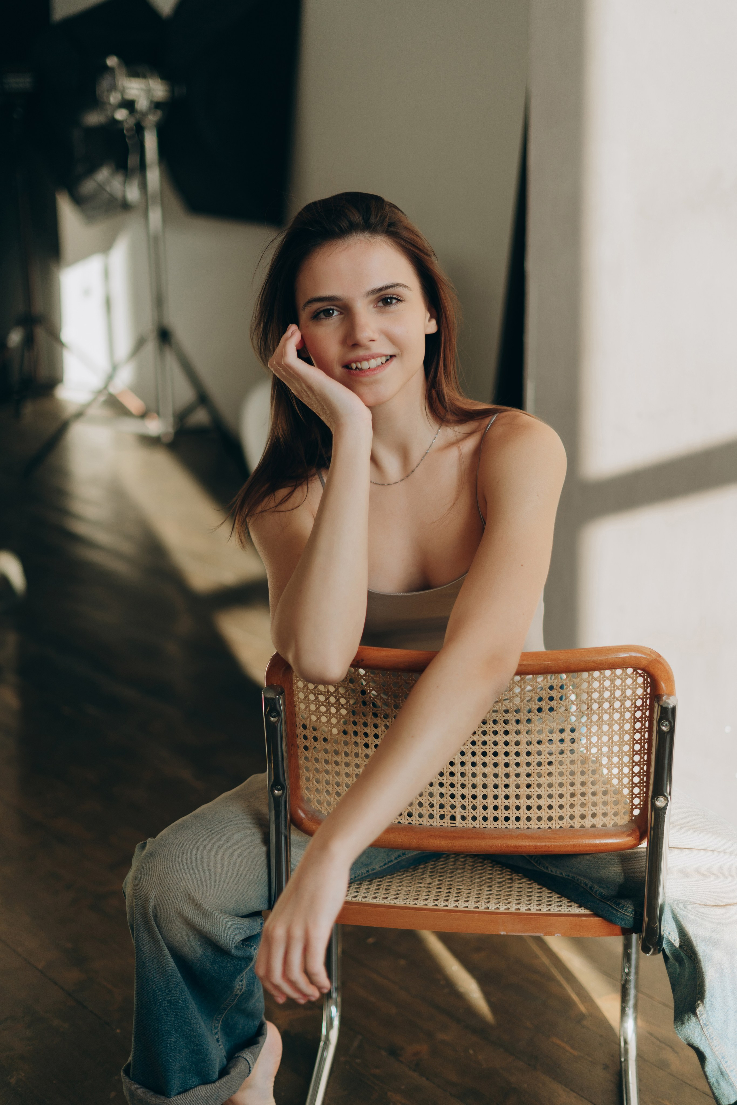 Настя. Модельные тесты. Фотограф Москва Виктория-Антуанетта