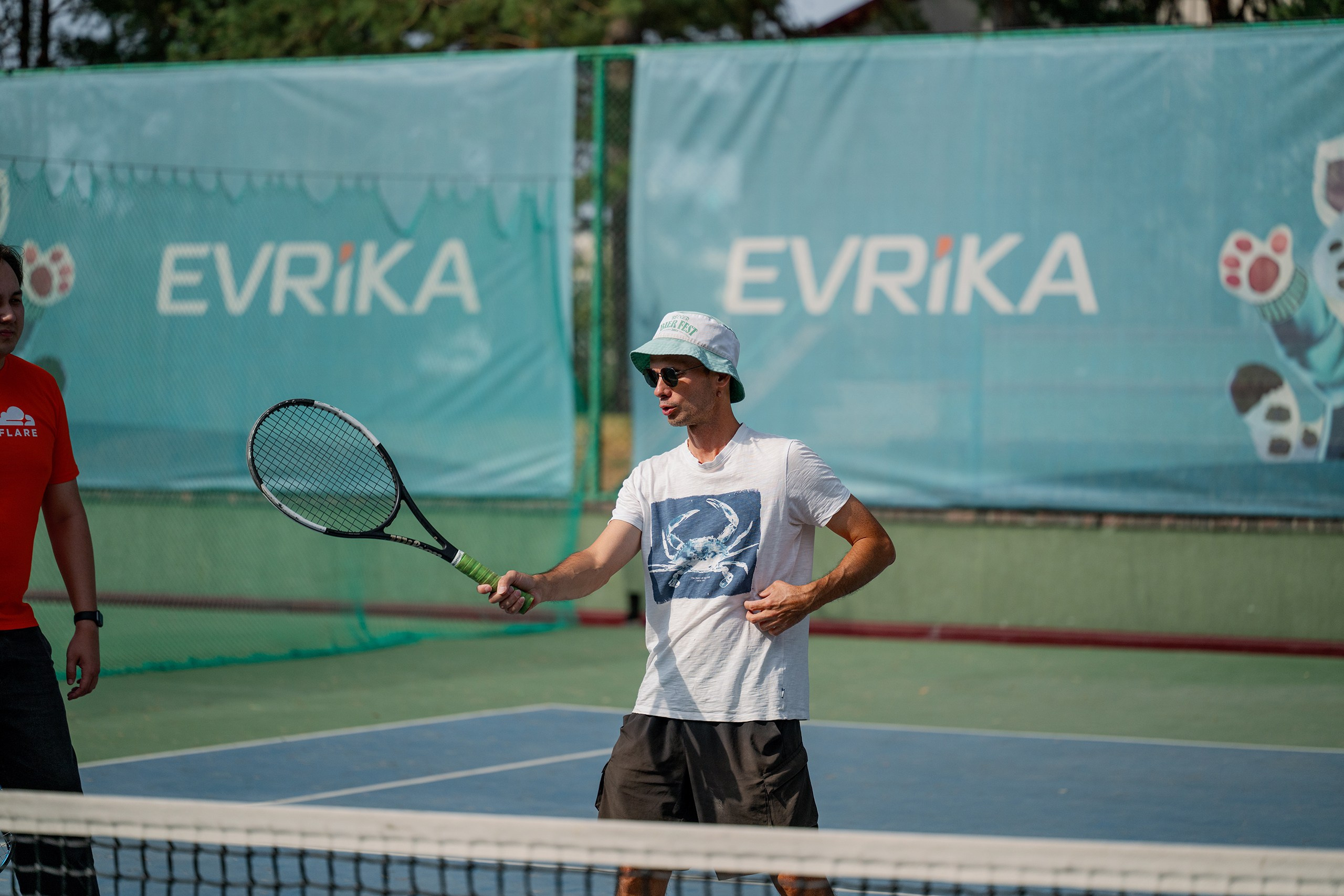 Конференция/Игра в тенис — BakoTech&Cloudfire. Фотограф в Алматы — Алексей Коньков | Репортаж, свадьбы, портреты