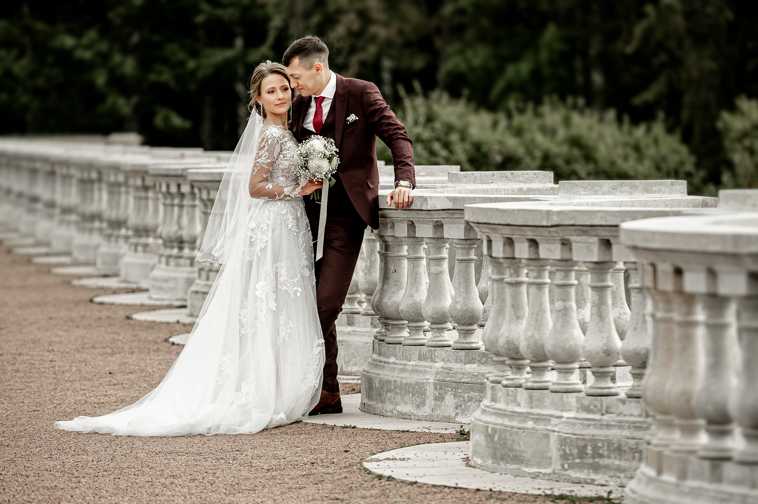 Свадьба Ани и Жени в Петергофе. Свадебный фотограф Наталья Немцева в Санкт-Петербурге