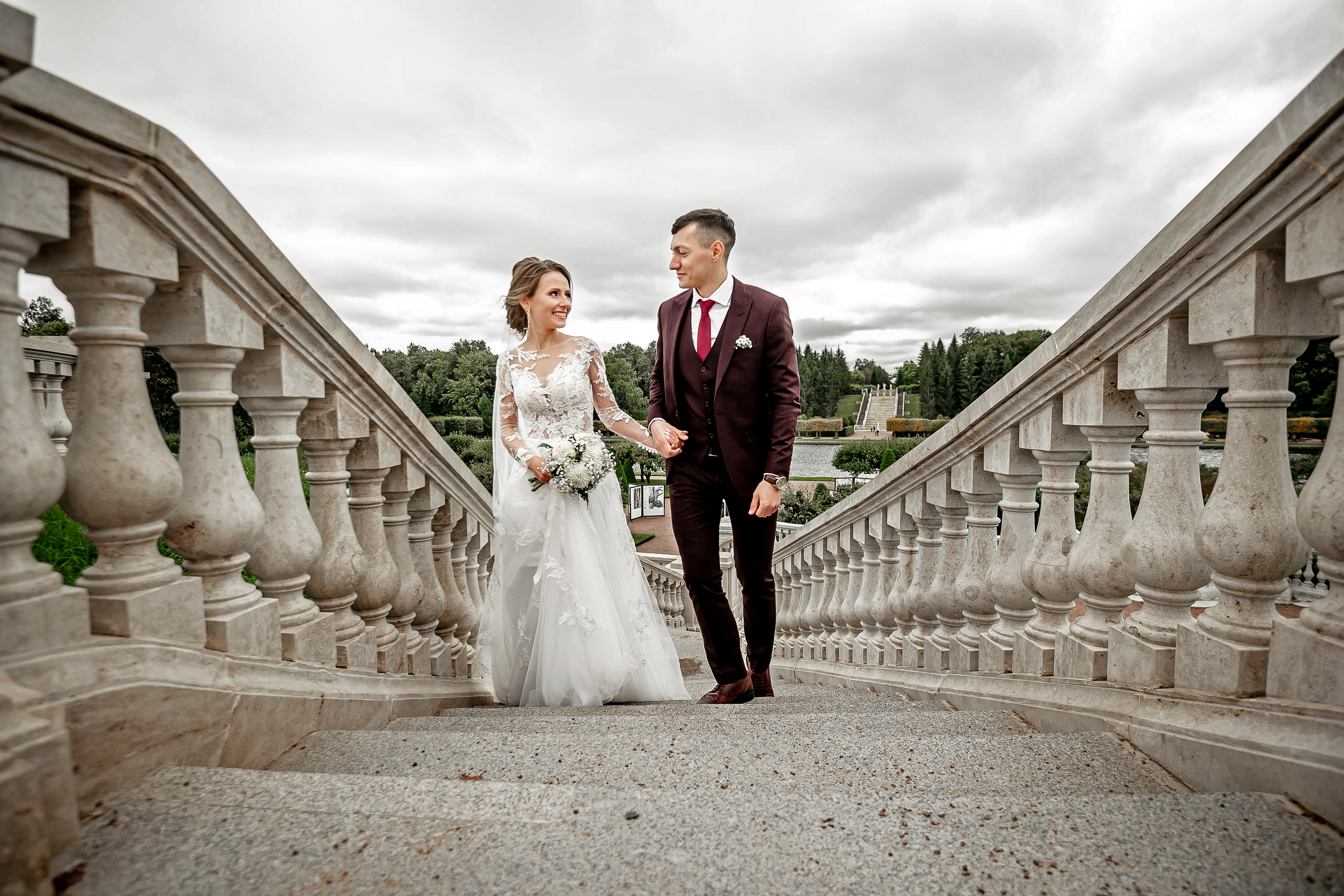 Свадьба Ани и Жени в Петергофе. Свадебный фотограф Наталья Немцева в Санкт-Петербурге