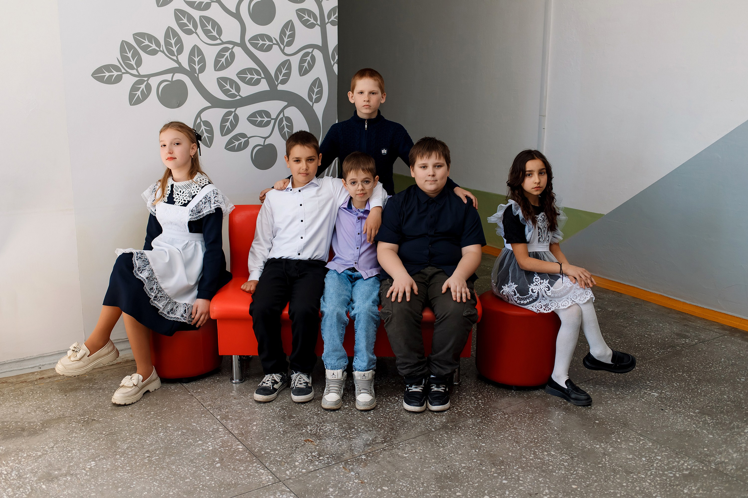 4 класс с. Барабаш. Фотограф Любовь Корниенко, Примоский край