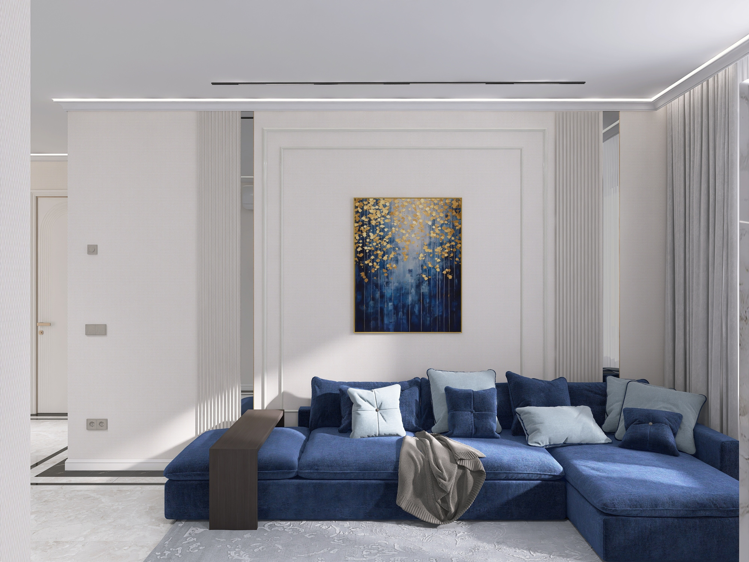 ЖК Тихомиров. Площадь 75 кв. м. Дизайнер интерьера в Новосибирске_Елена Сергеева