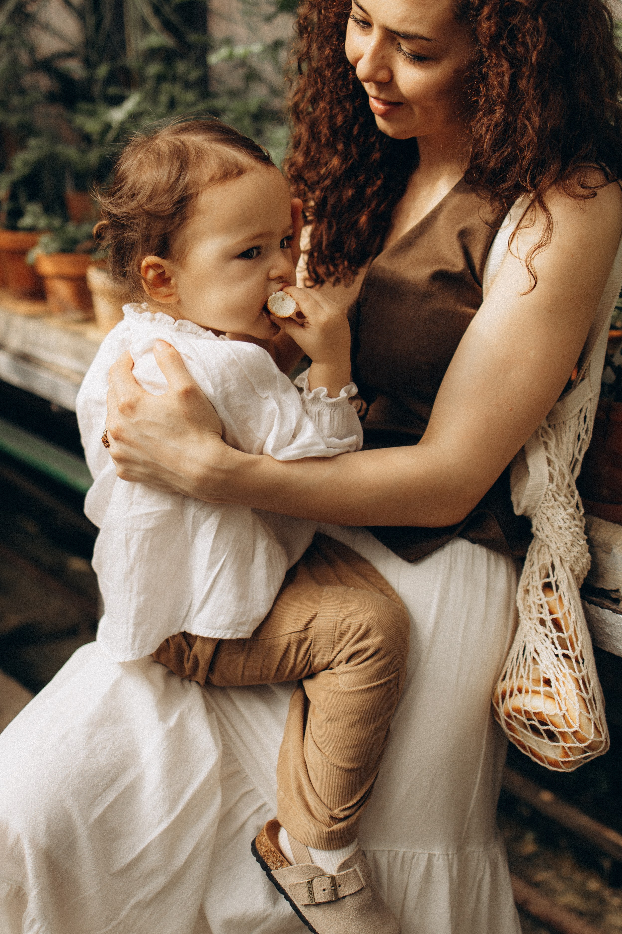 Прогулка по оранжерее. Семейный фотограф в Москве Ксения Аганина