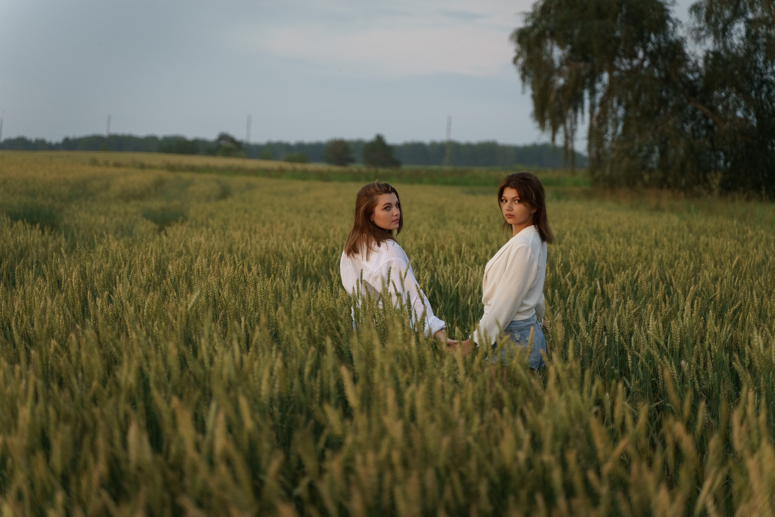 Фотосессия в полях Новосибирска