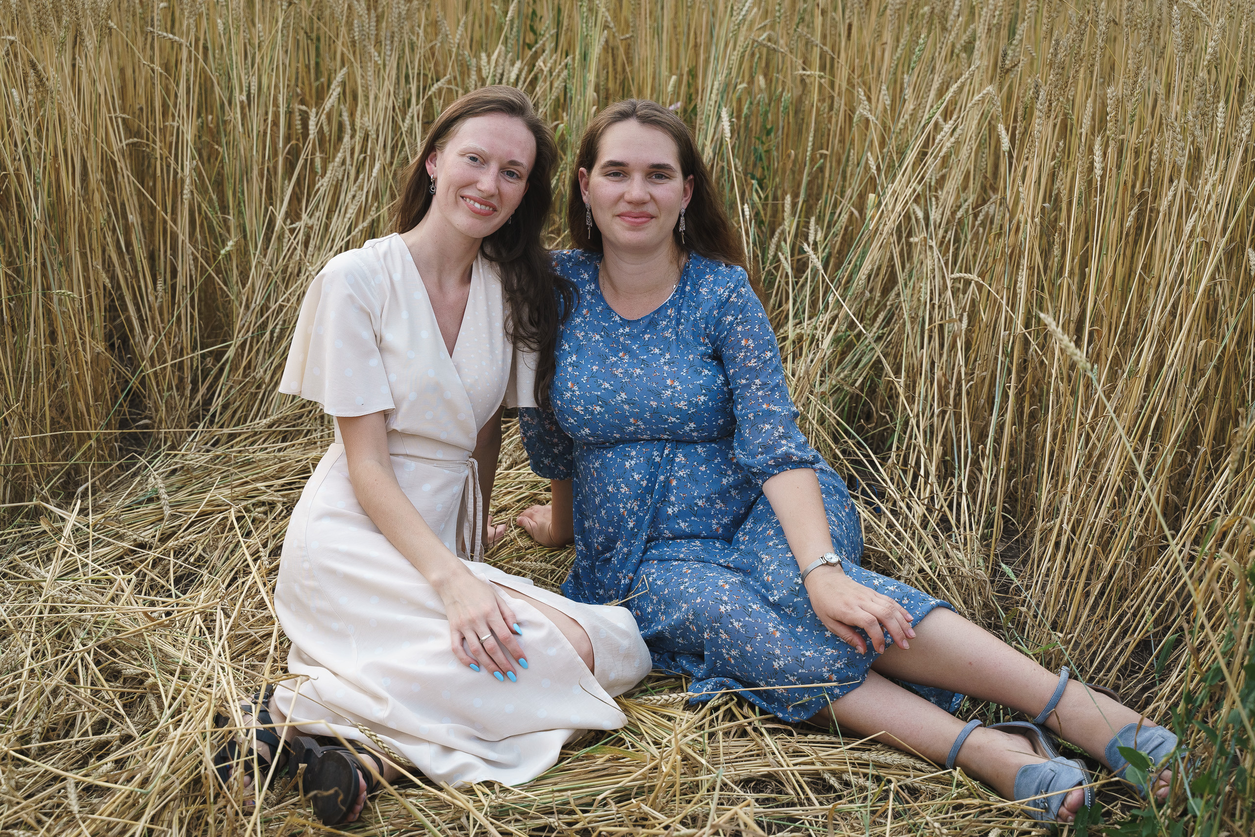 Семейная фотосессия в полях Новосибирск. Свадебный и семейный фотограф в Новосибирске Данил Коротких