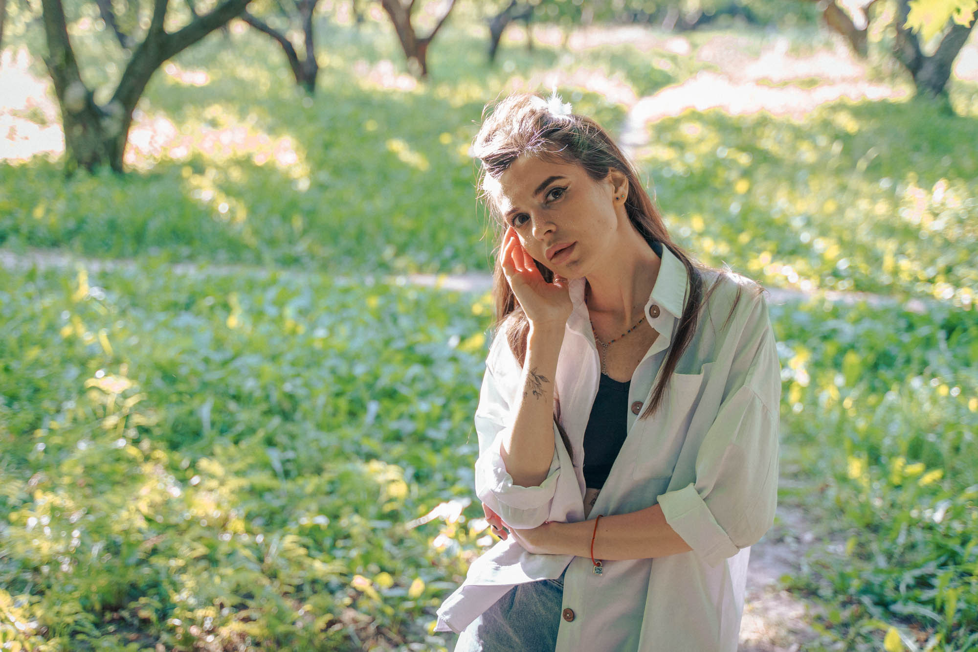 Портретная съемка в парке Москвы. Свадебный и семейный фотограф в Новосибирске Данил Коротких